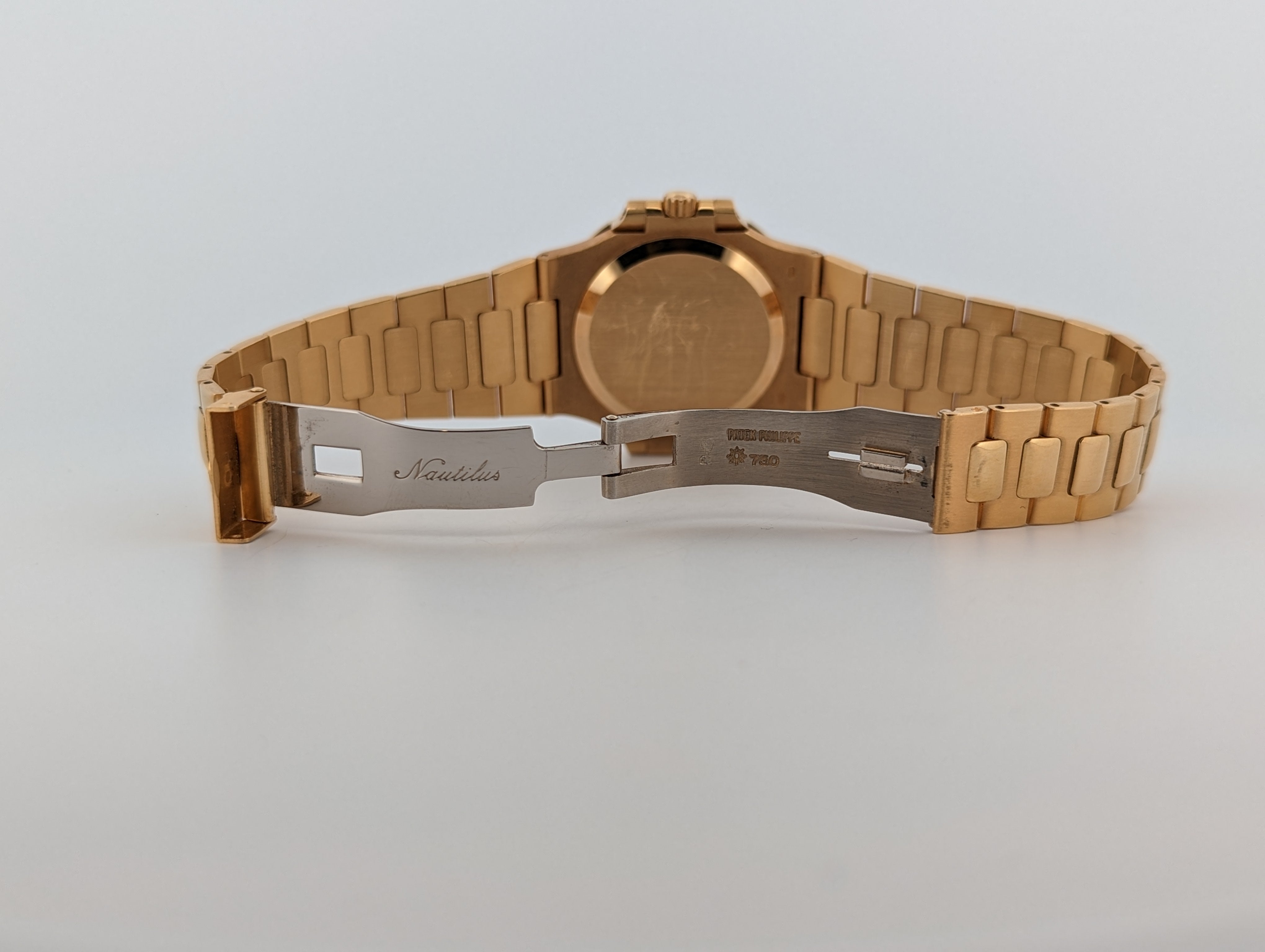 Patek Philippe Nautilus 3800 37mm Yellow Gold Vintage with Box