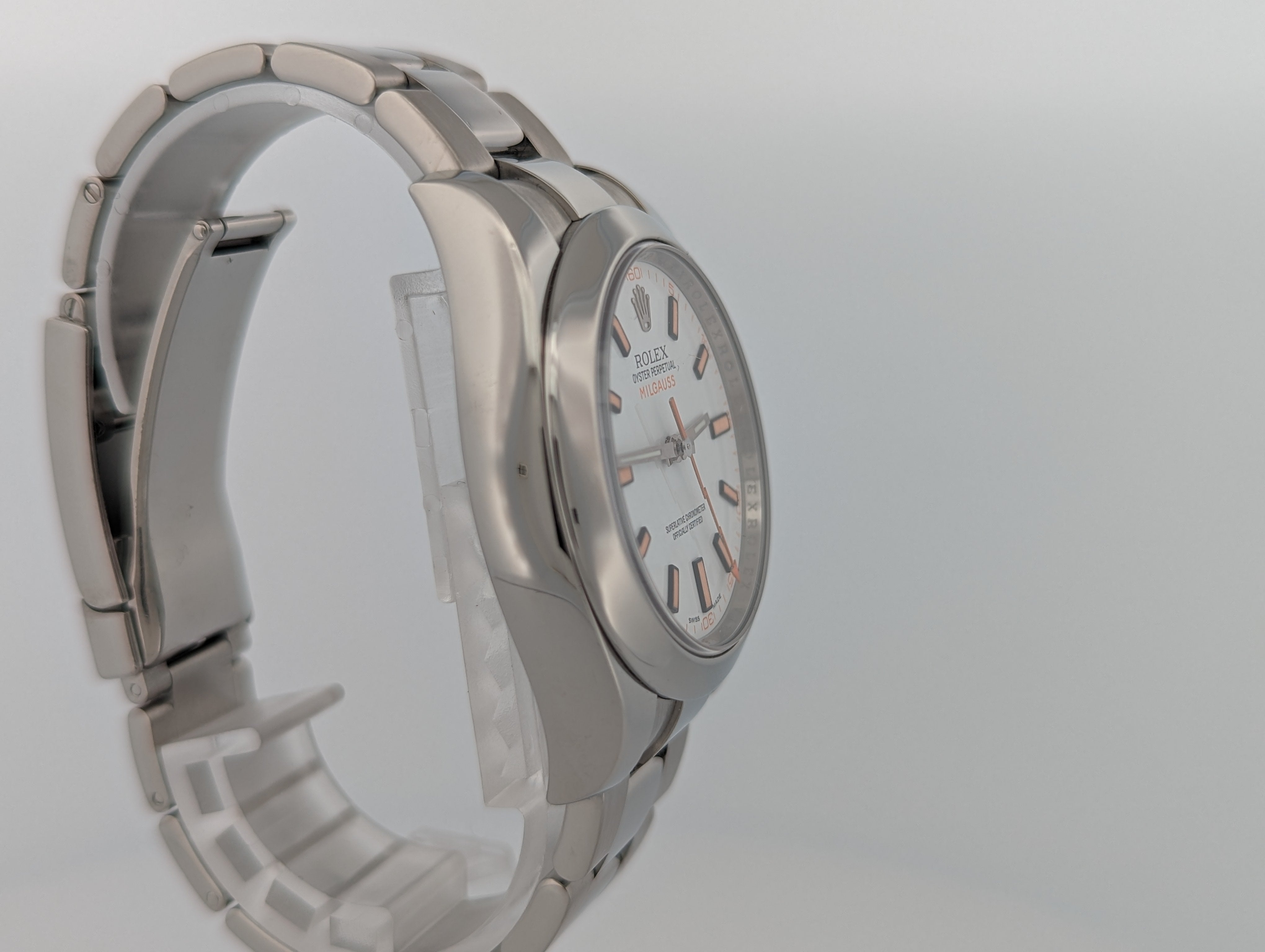 Rolex Milgauss White Dial Full Set