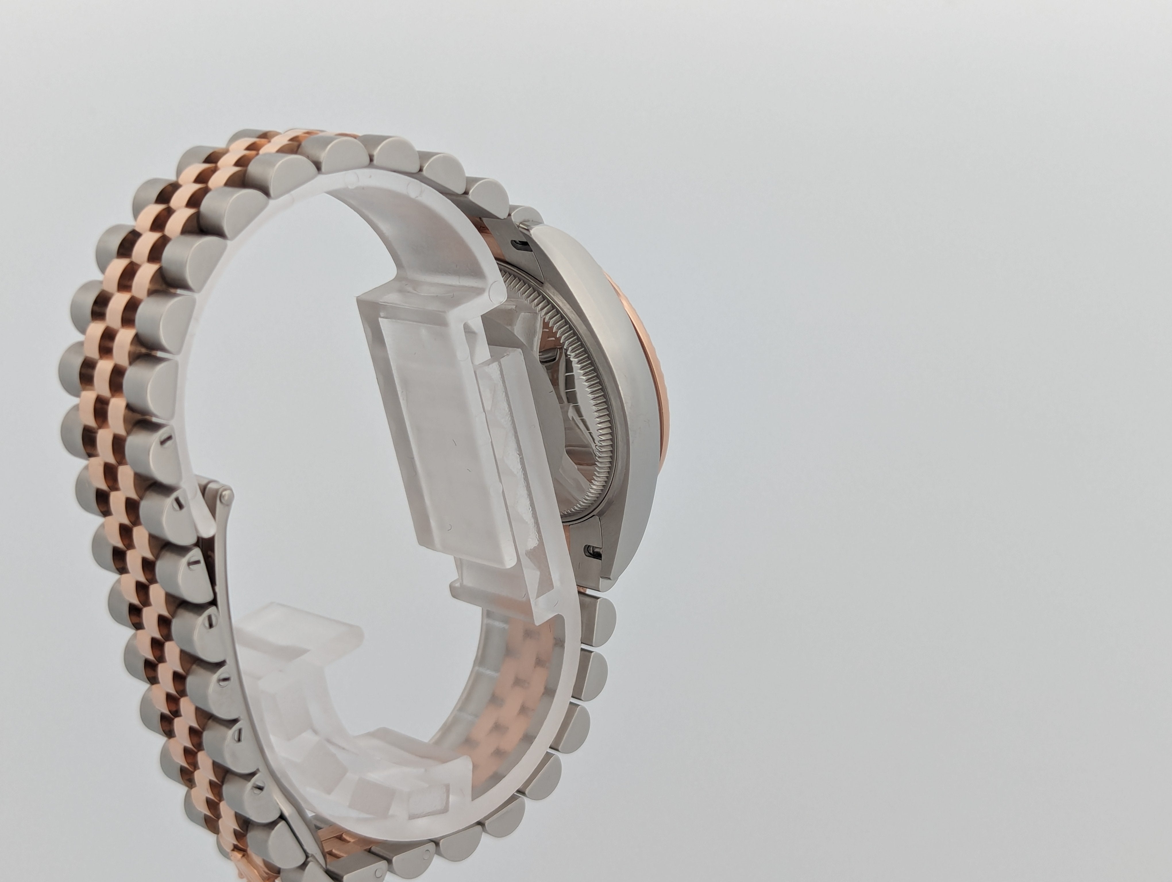Rolex Datejust 31 Rose Gold TT Chocolate Dial Diamonds