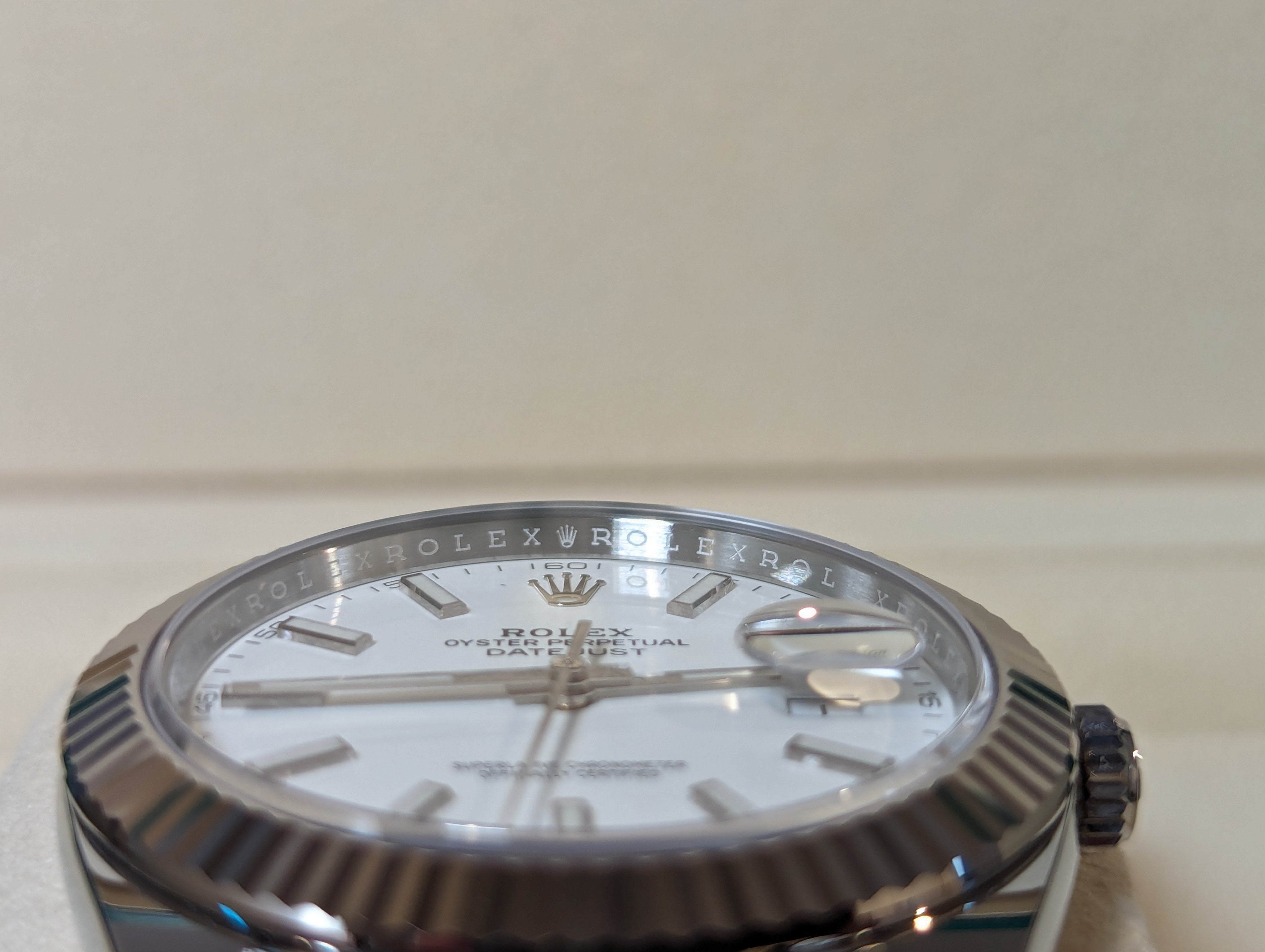 Rolex Datejust 41 White Stick Dial Unworn Jubilee