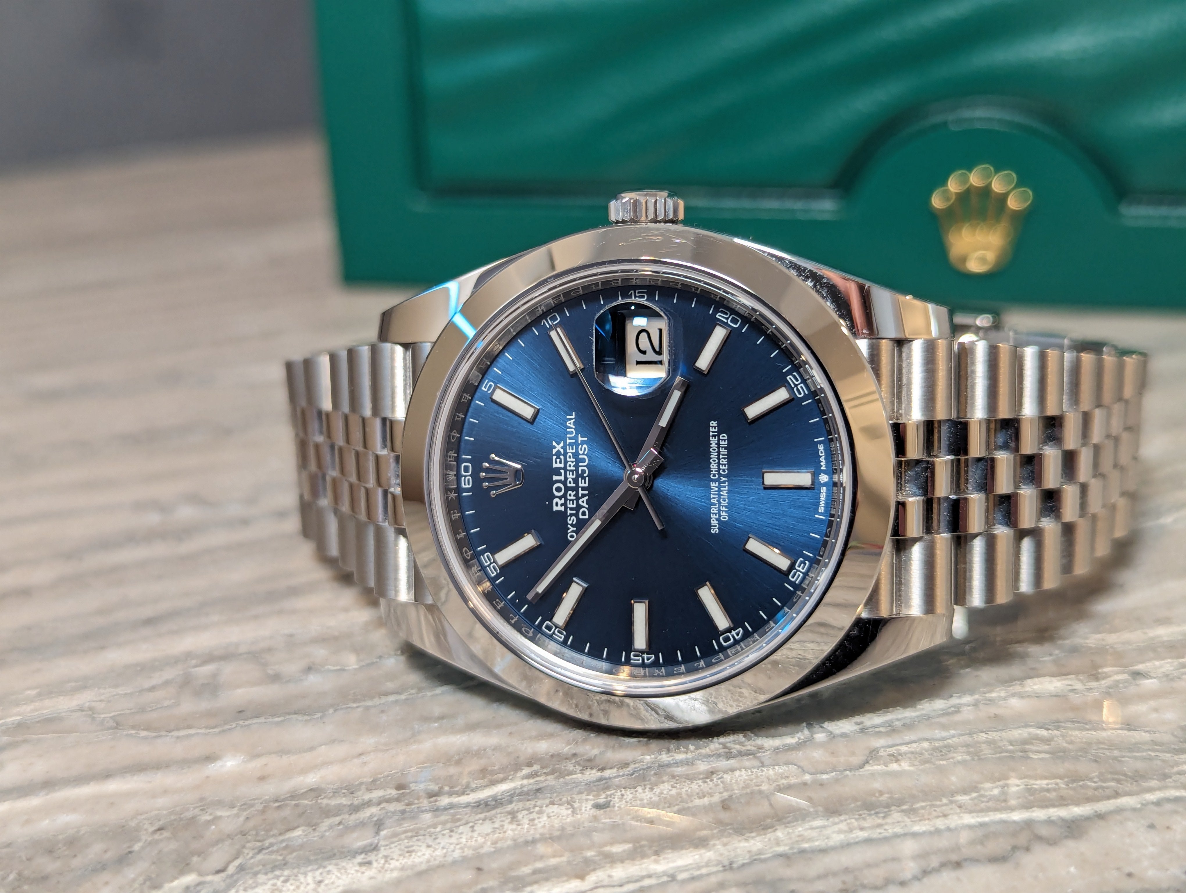 Rolex Datejust 41 Blue Stick Jubilee