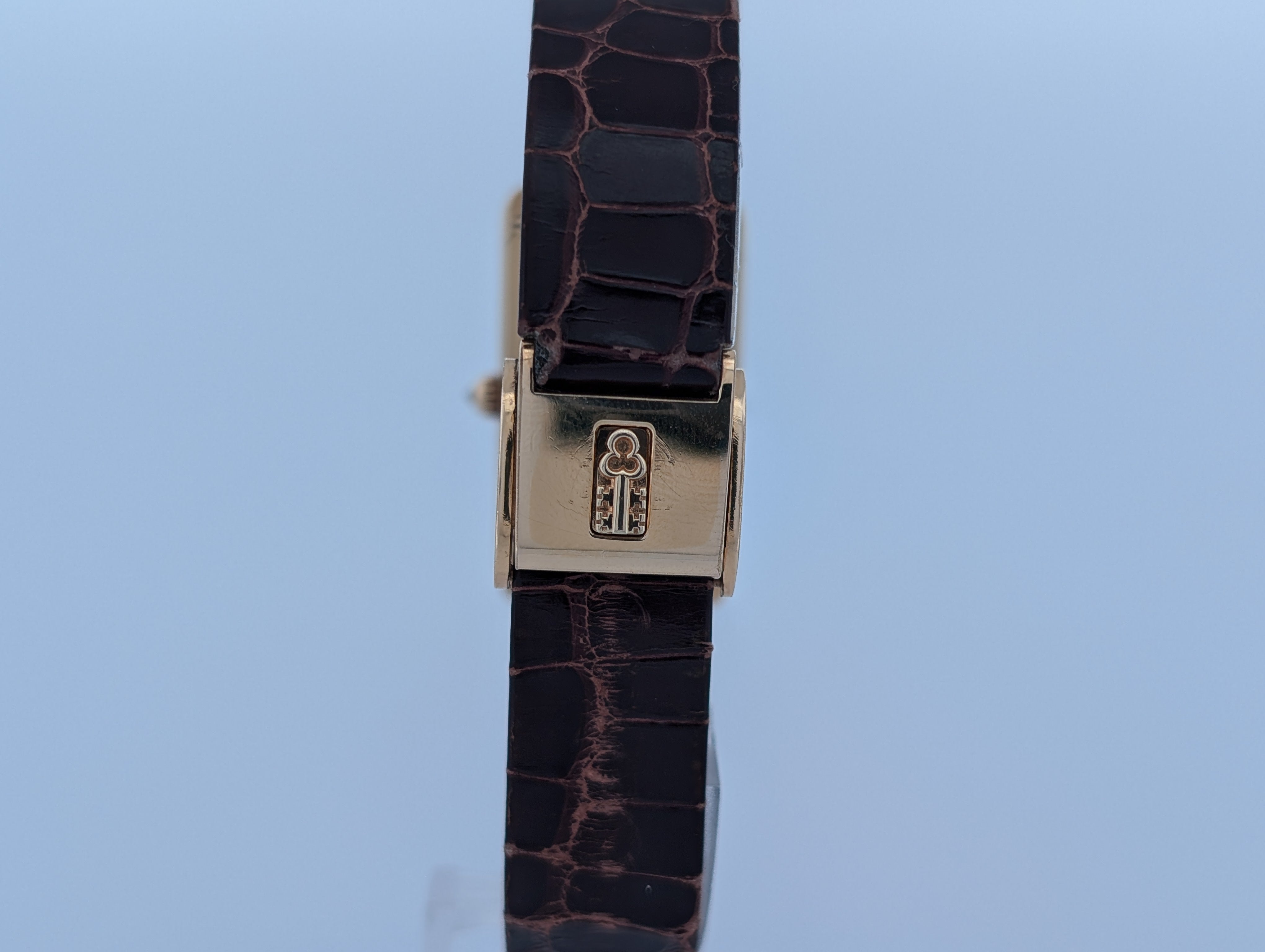 Corum 18K Yellow Gold 10 Gram Gold Ingot Dial Quartz Dress Watch Original Buckle