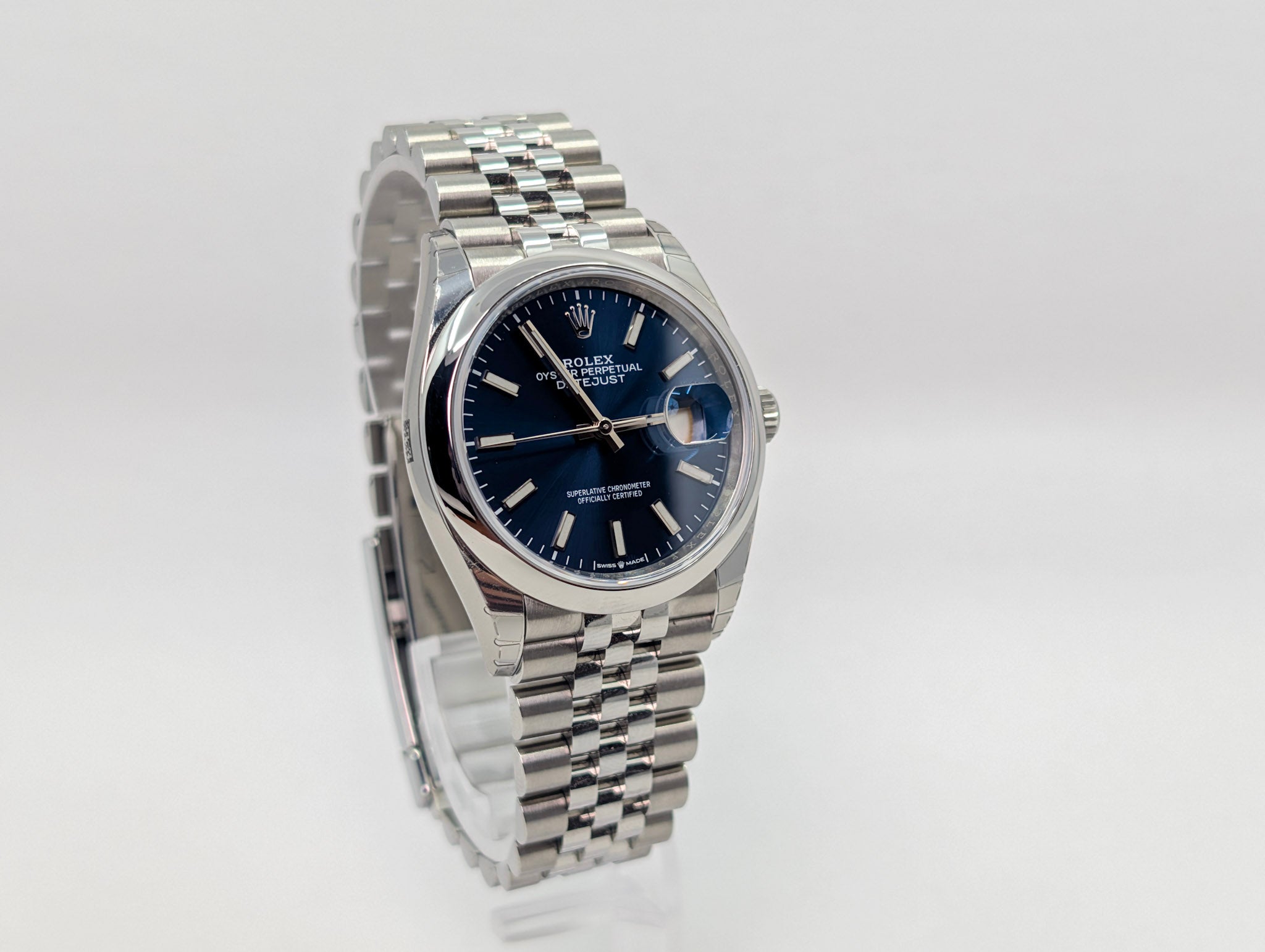 Rolex Datejust 126200 Jubilee Full Set Box Papers with Stickers
