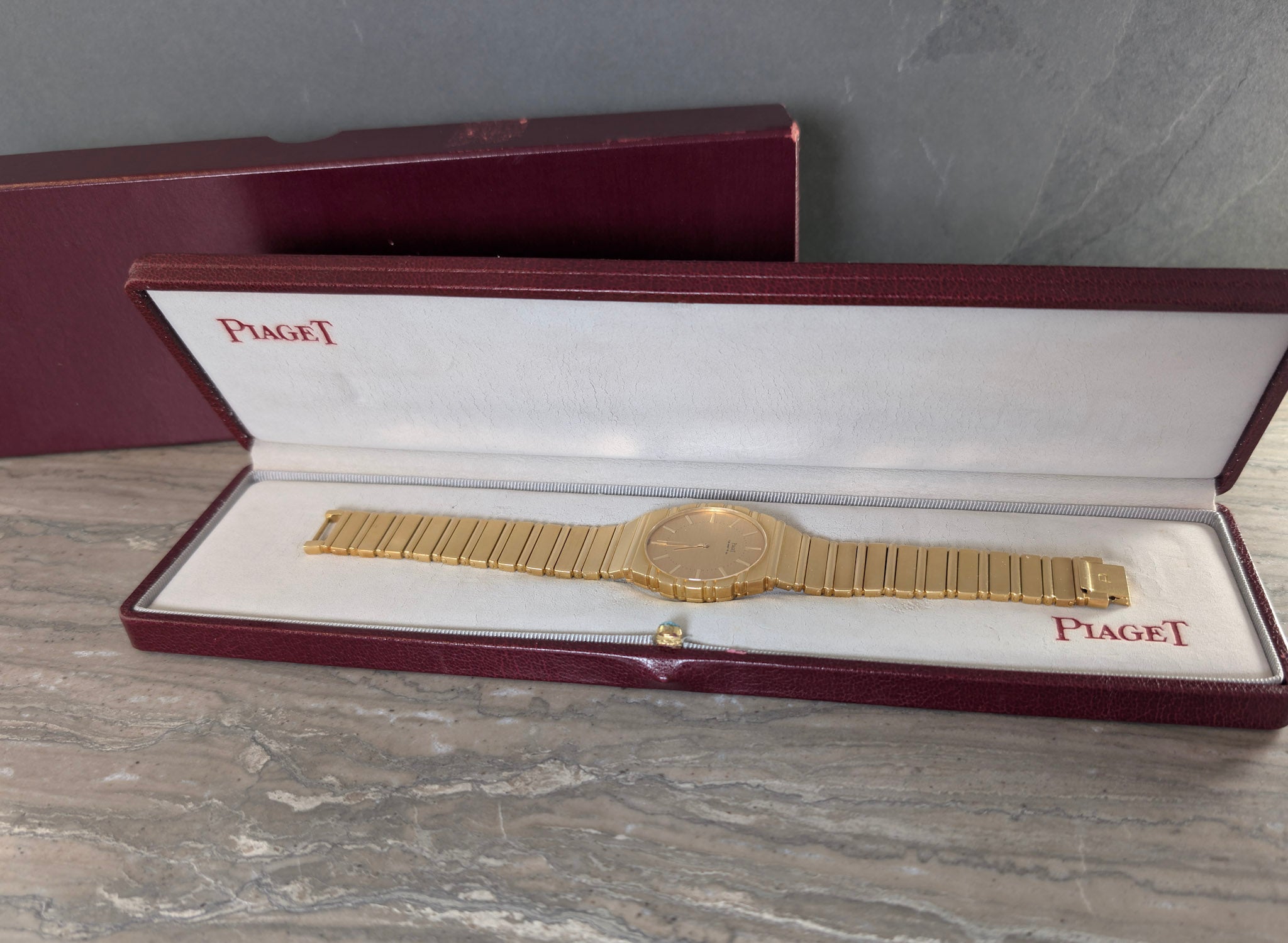 Piaget Polo Jumbo 34mm Box and Papers 7661-C701