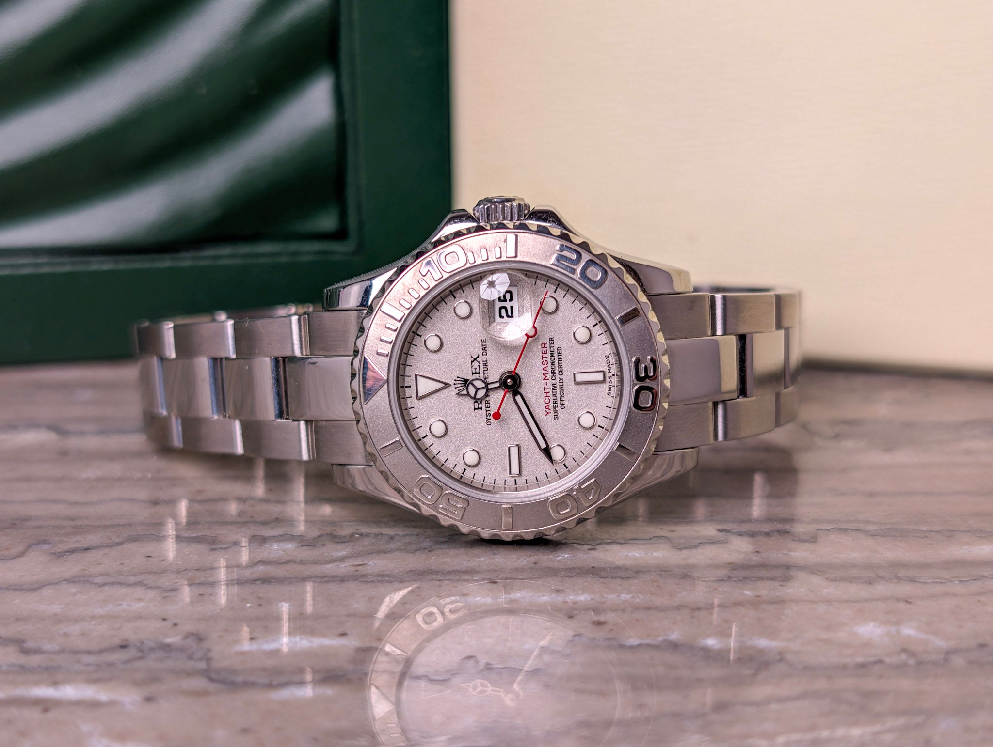 Rolex Yacht-Master 169622 platinum bezel