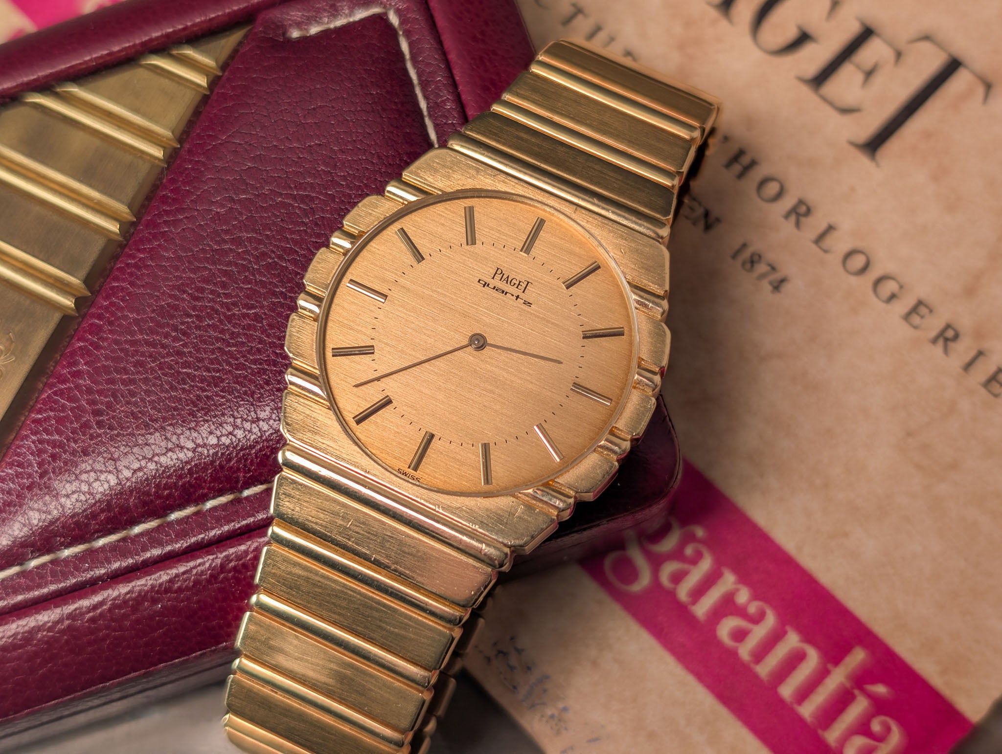 Piaget Polo Jumbo 34mm Box and Papers 7661-C701
