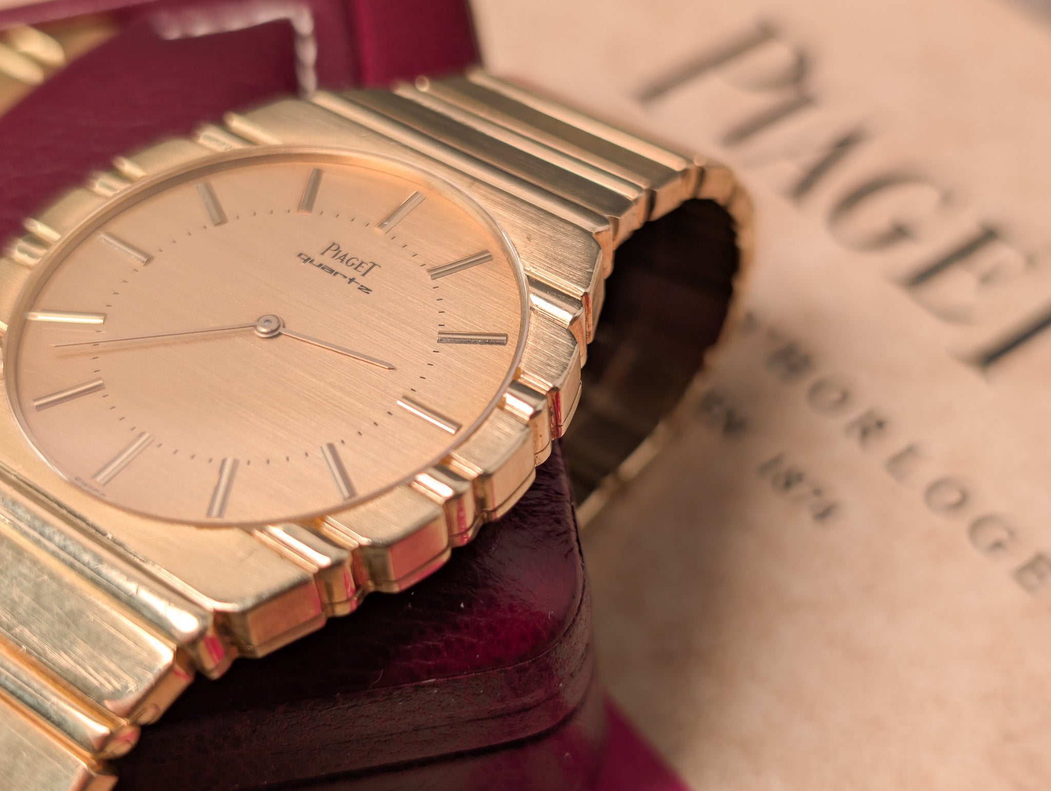 Piaget Polo Jumbo 34mm Box and Papers 7661-C701