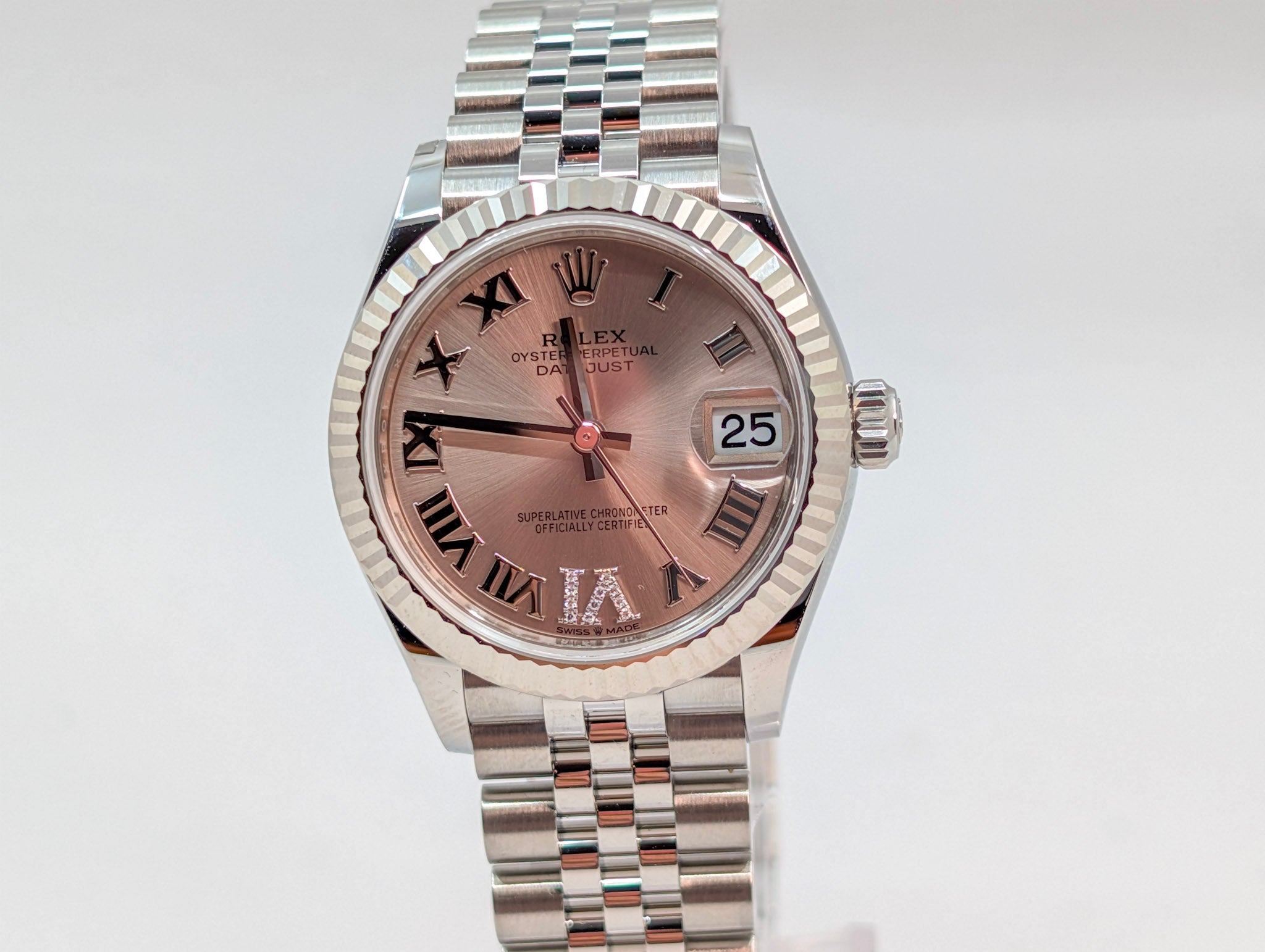 Unworn 2025 Rolex Datejust 278274 Pink Diamond VI Full Set