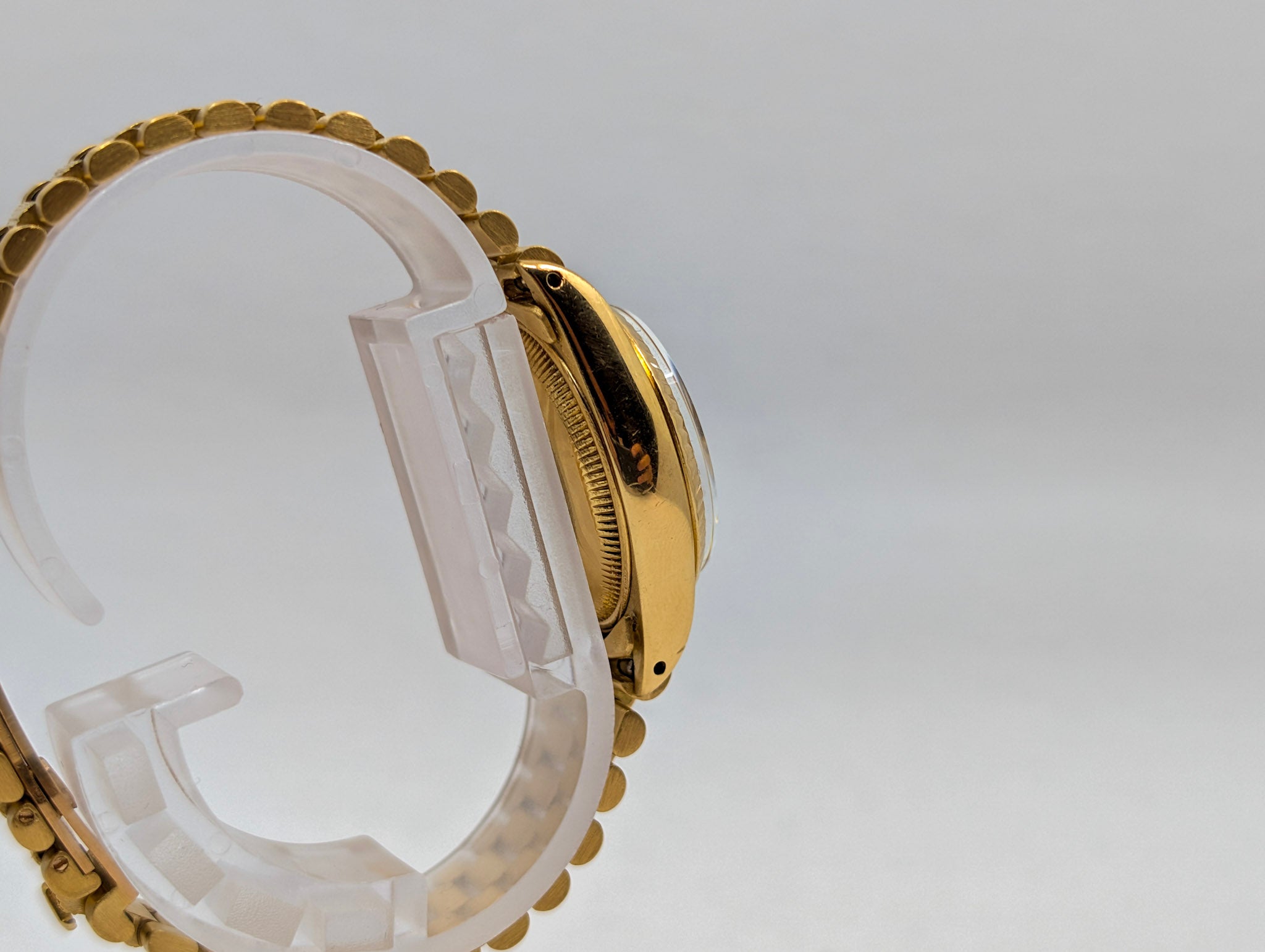 Rolex Lady-Datejust 6917 Yellow Gold White Roman Dial, Bark Bracelet