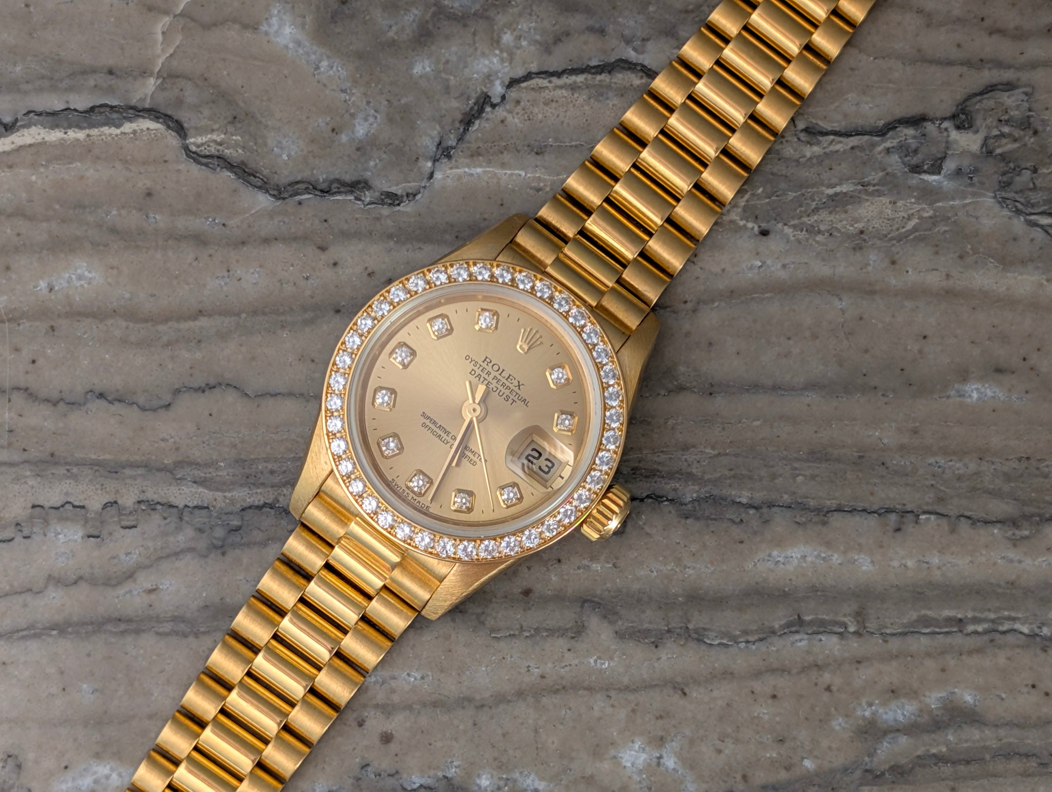 Rolex Lady-Datejust 79178 Presidential Diamond Bezel