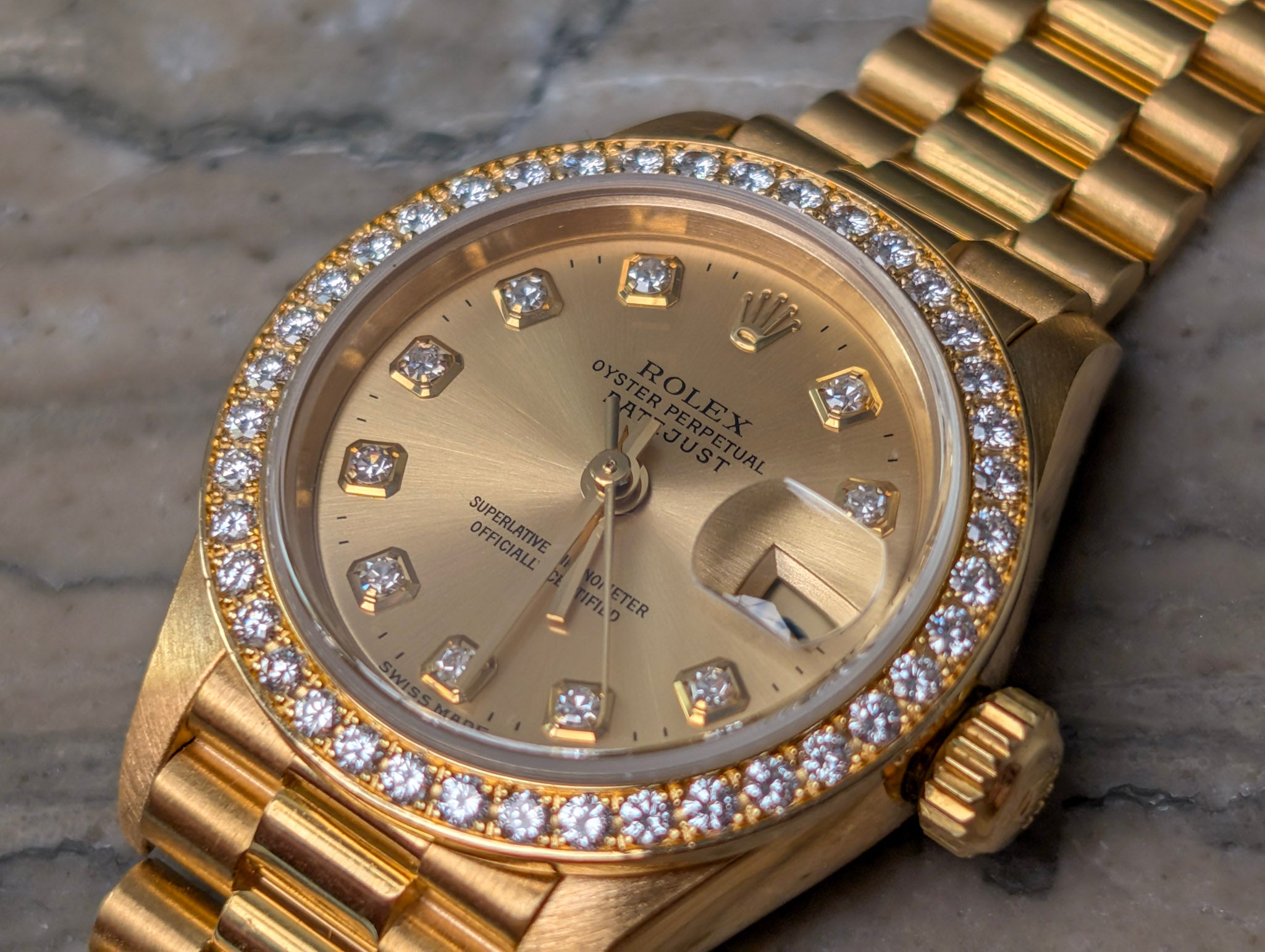Rolex Lady-Datejust 79178 Presidential Diamond Bezel