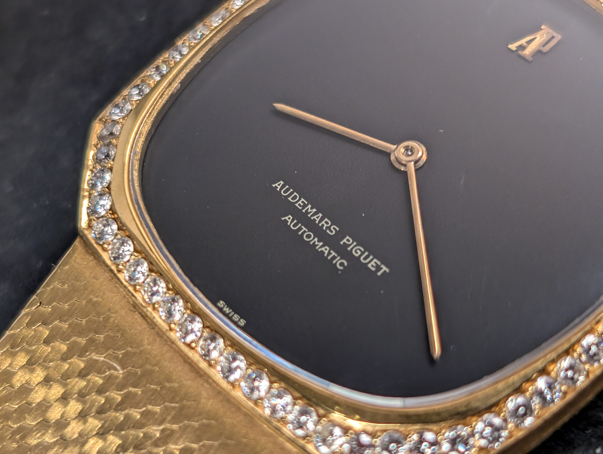 Audemars Piguet Octagonal 5471 Rare Yellow Gold Diamond Set