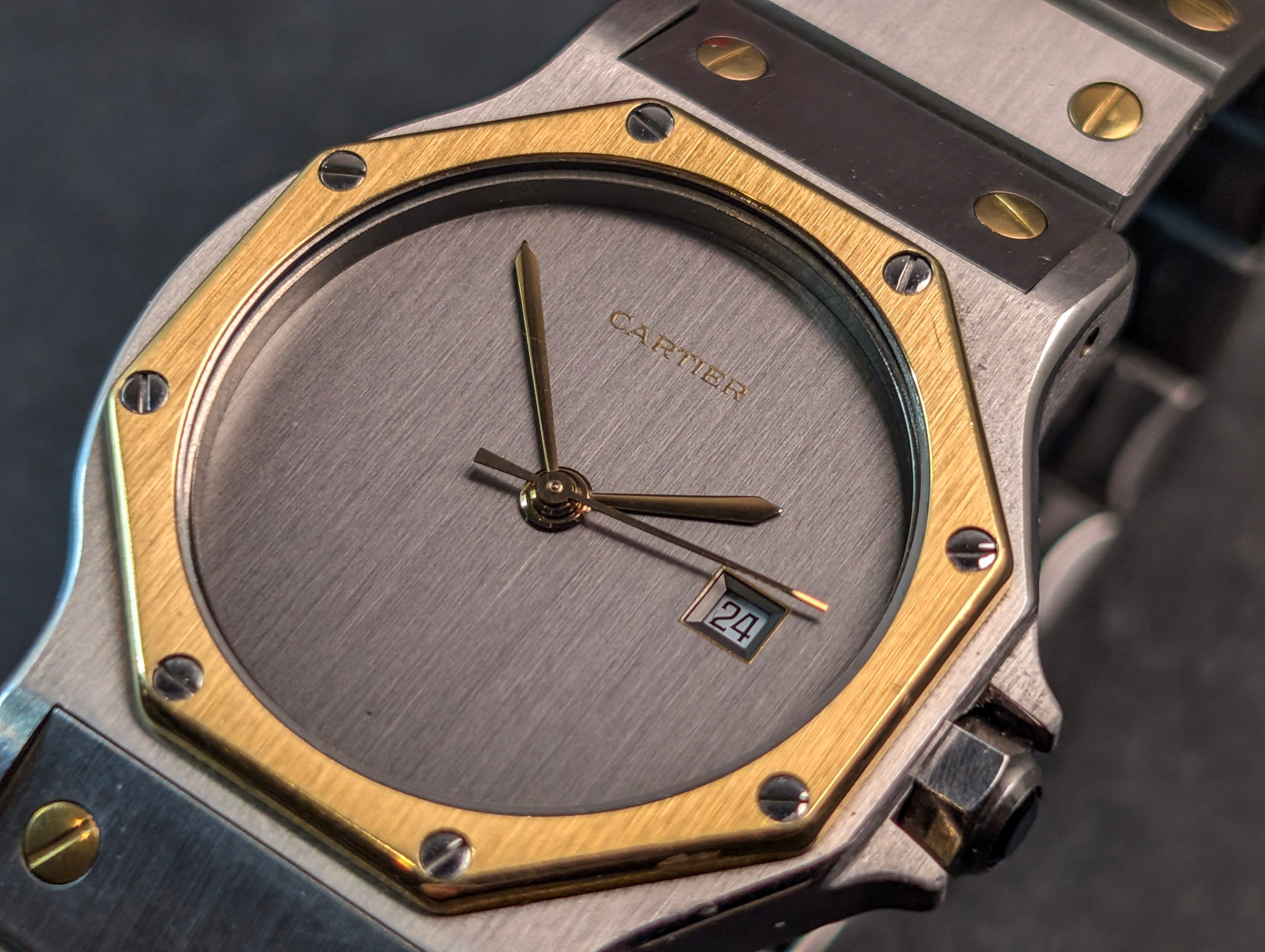 Cartier Santos 2966 Octagon Ghost Dial