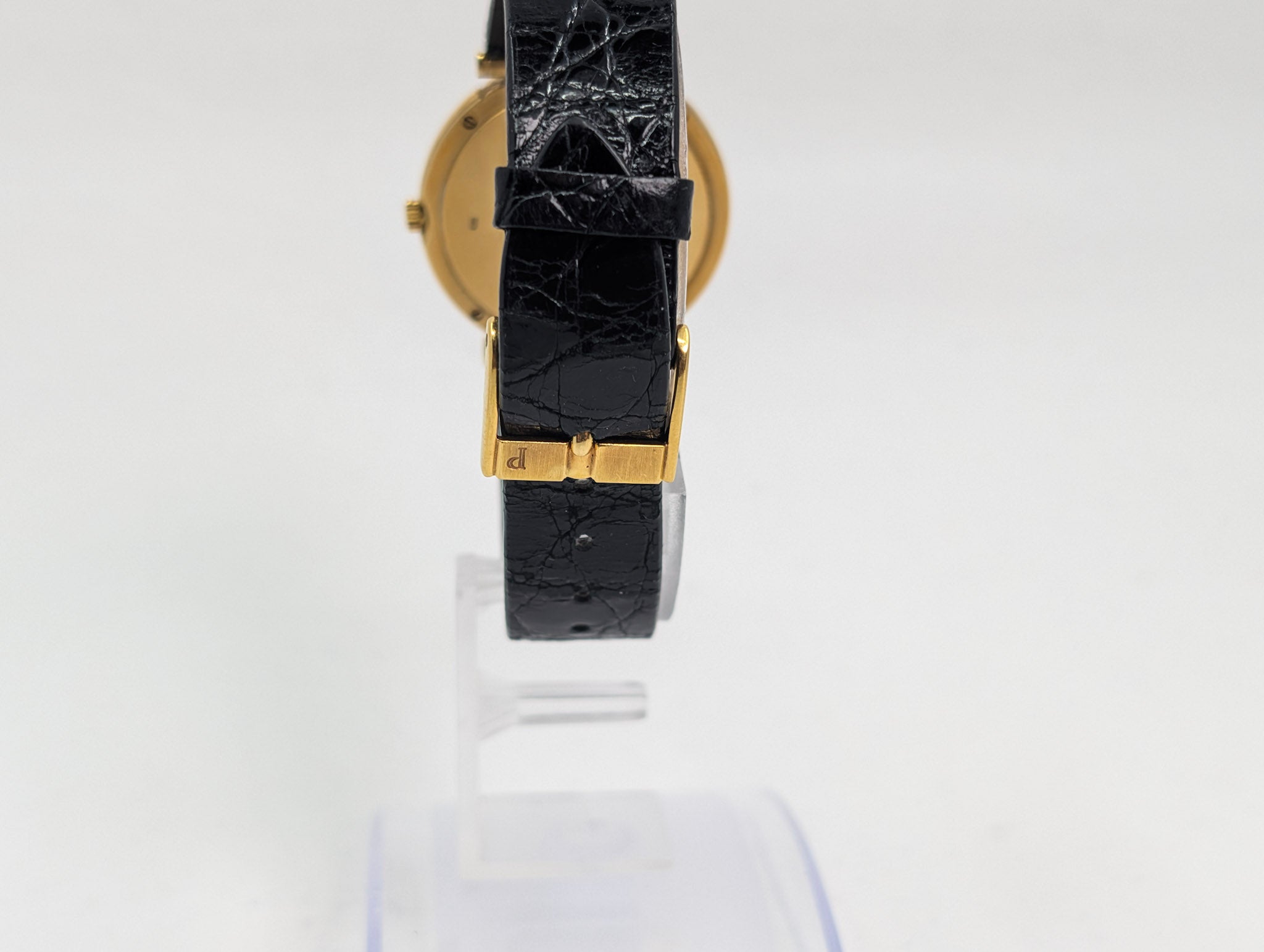 Vintage Piaget Polo 8673 18k Yellow Gold Quartz Watch Ultra-Thin
