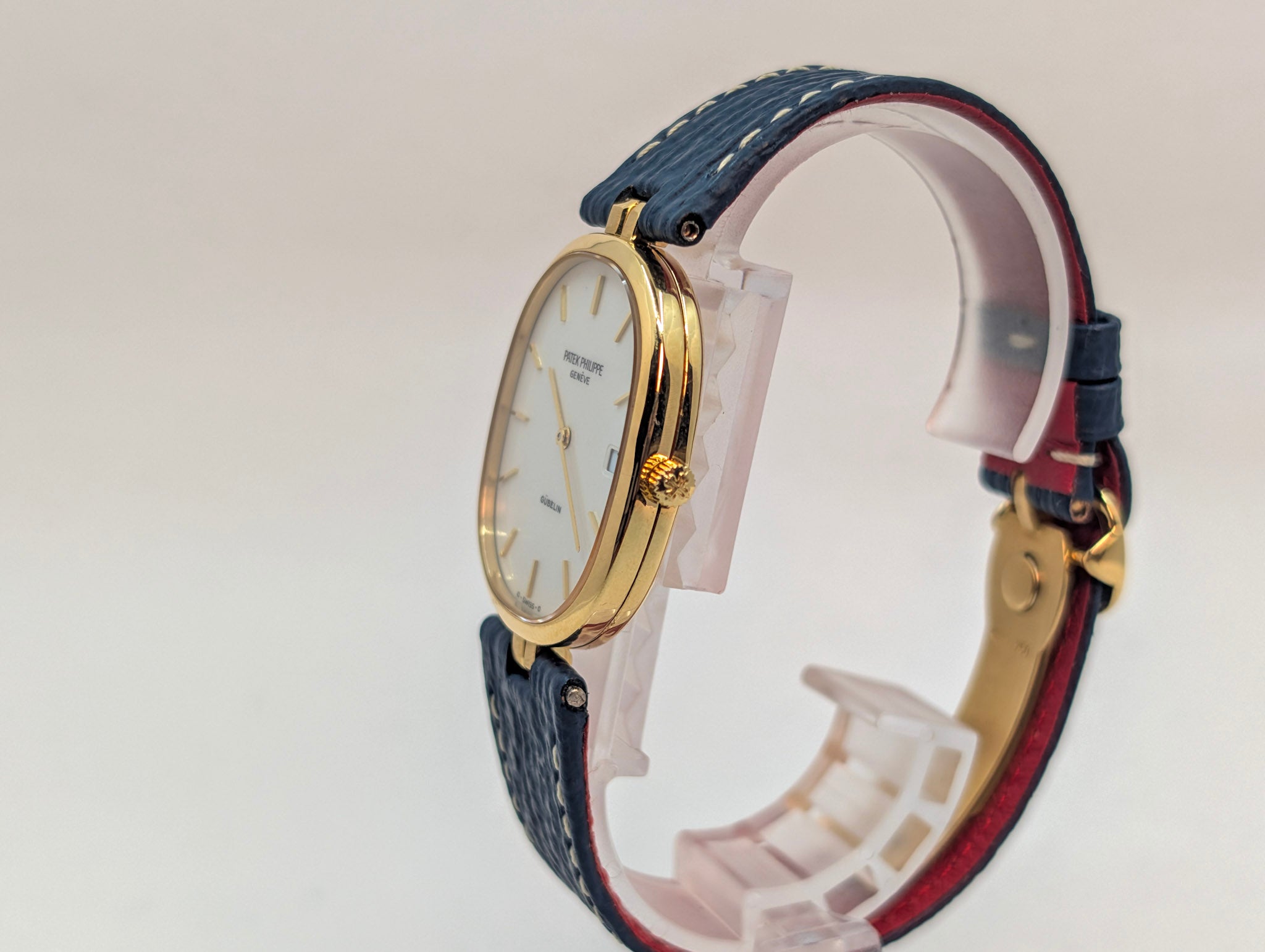 Patek Philippe Ellipse 3930 “Gubelin” Double-Signed Dial 18k Yellow Gold