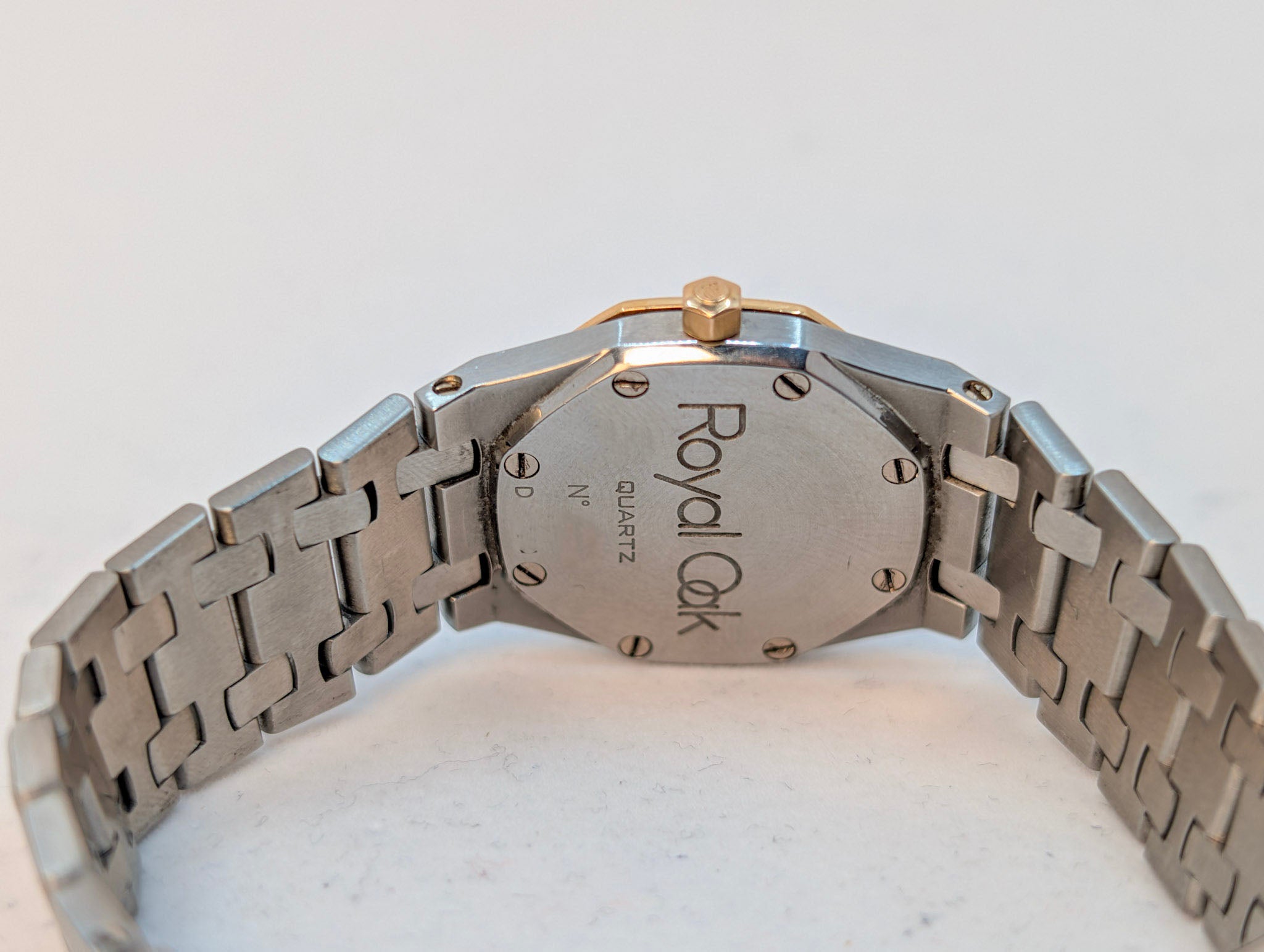 Audemars Piguet Mini Royal Oak 24mm Ref. 67472 Two-Tone Diamond Bezel Ladies Watch