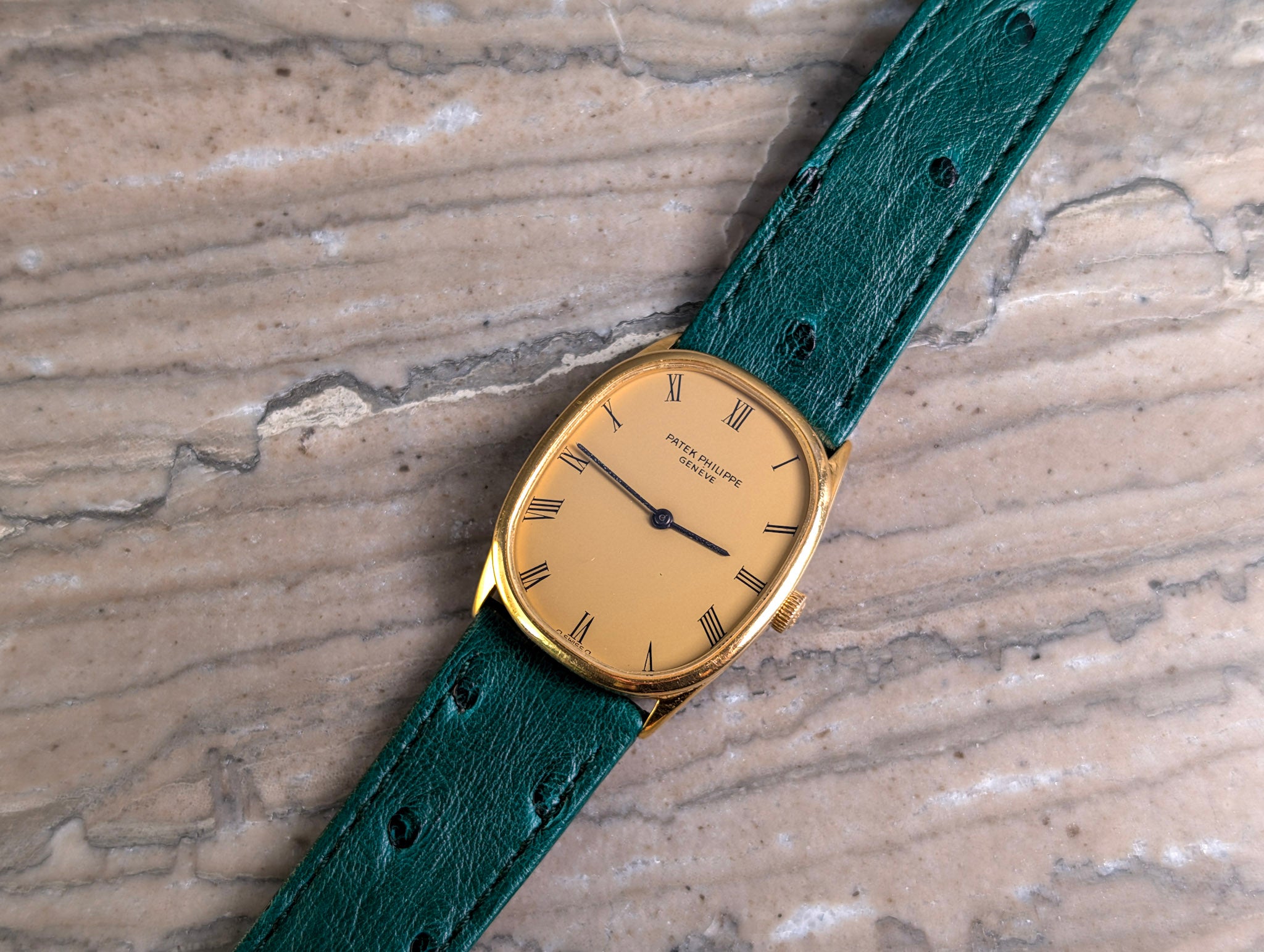Vintage Patek Philippe Golden Ellipse Ref. 3546 18K Yellow Gold