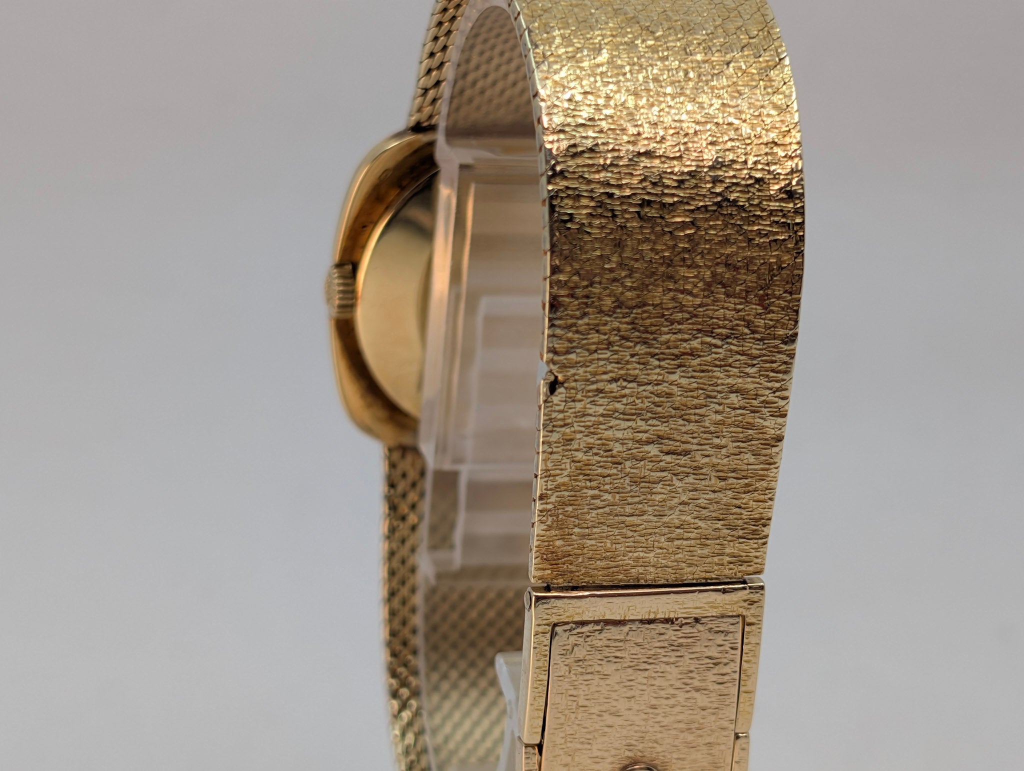 Patek Philippe 3543 Yellow Gold Textured Case Bracelet Vintage Watch