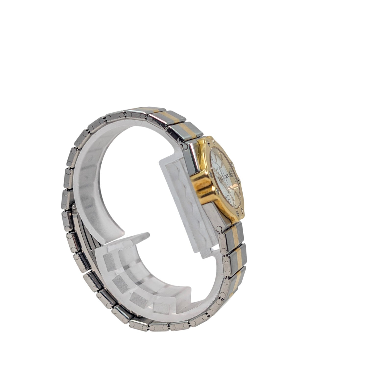 Chopard St. Moritz 8024 Two Tone Quartz White Dial Ladies Watch 24mm