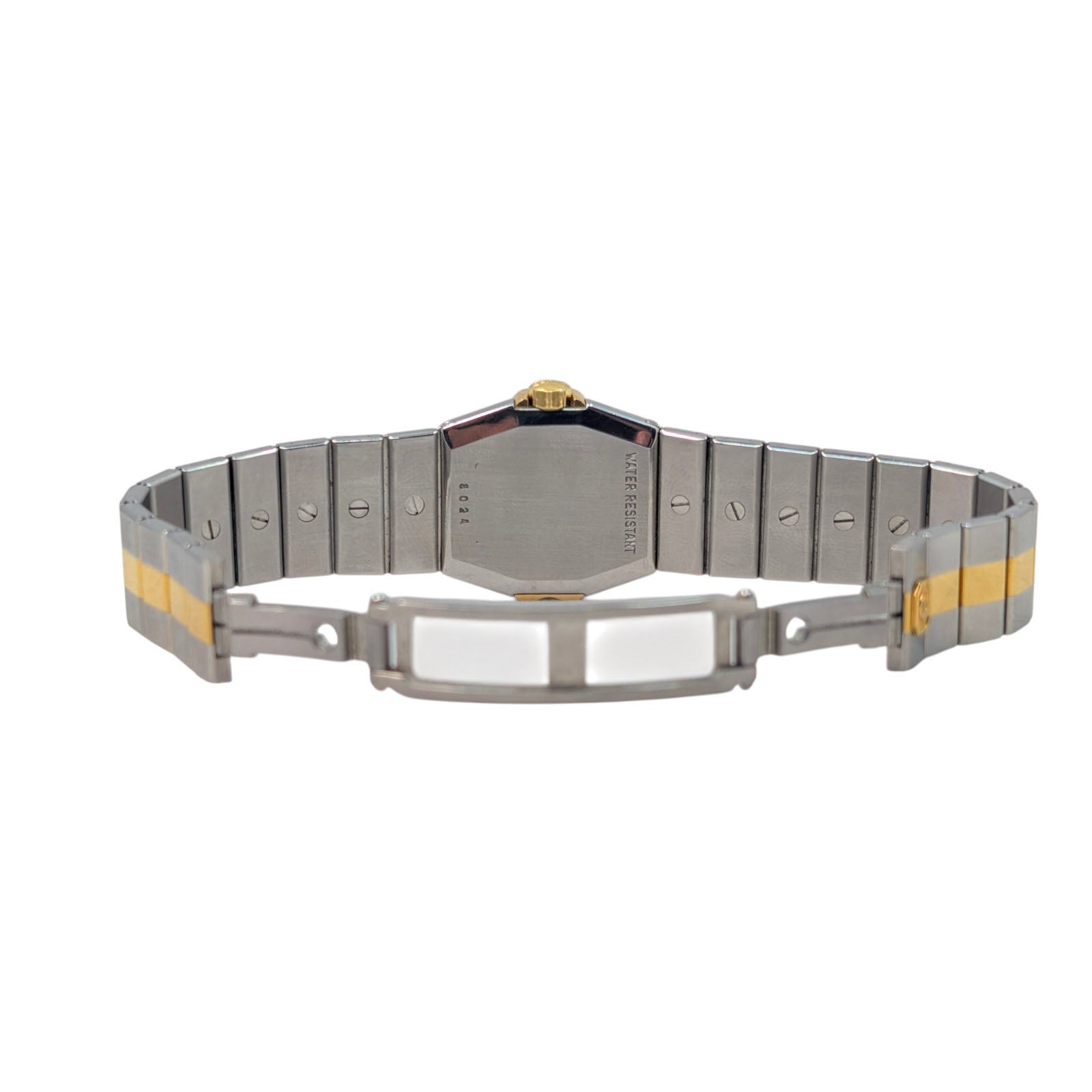Chopard St. Moritz 8024 Two Tone Quartz White Dial Ladies Watch 24mm