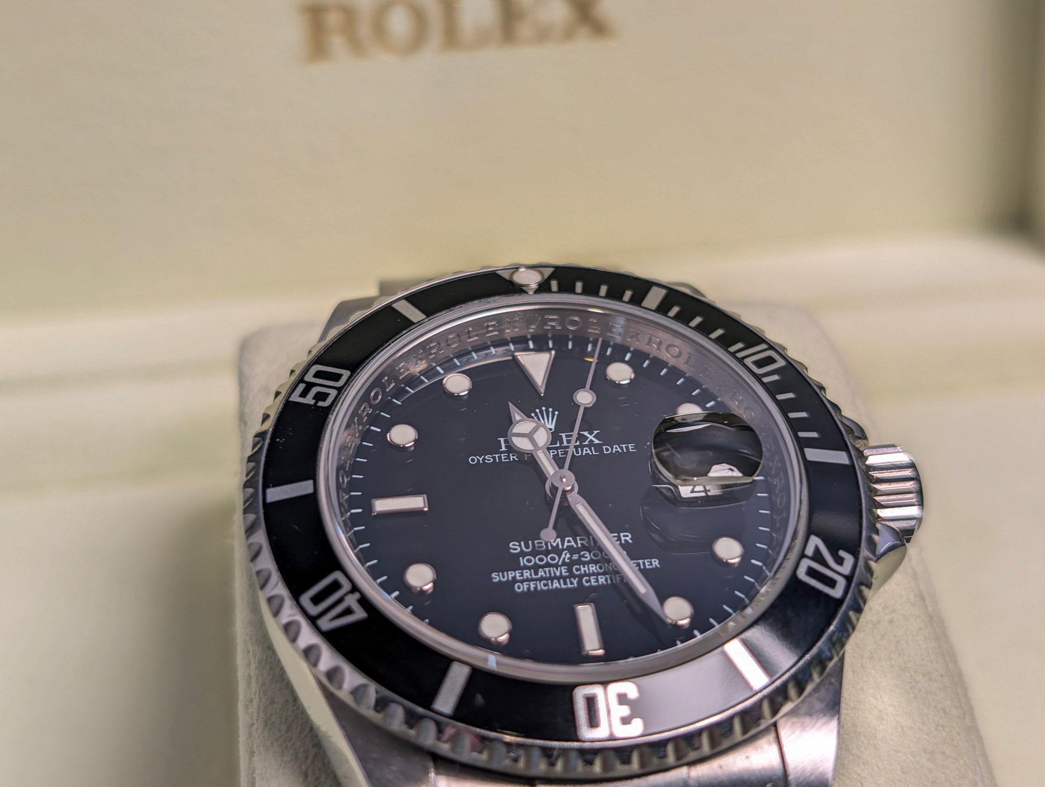 Rolex Submariner Full Set 16610 Stainless Steel Black Dial Full Set