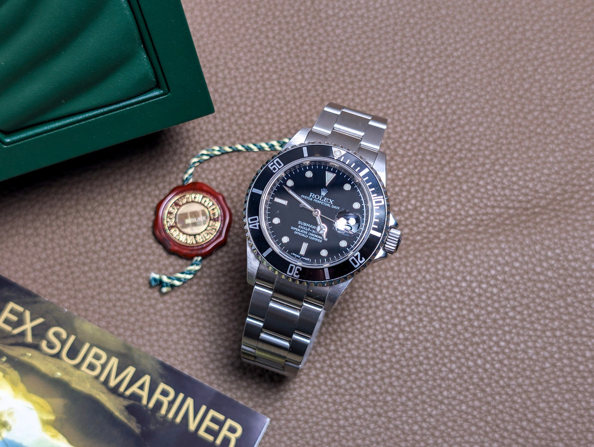 Rolex Submariner Full Set 16610 Stainless Steel Black Dial Full Set