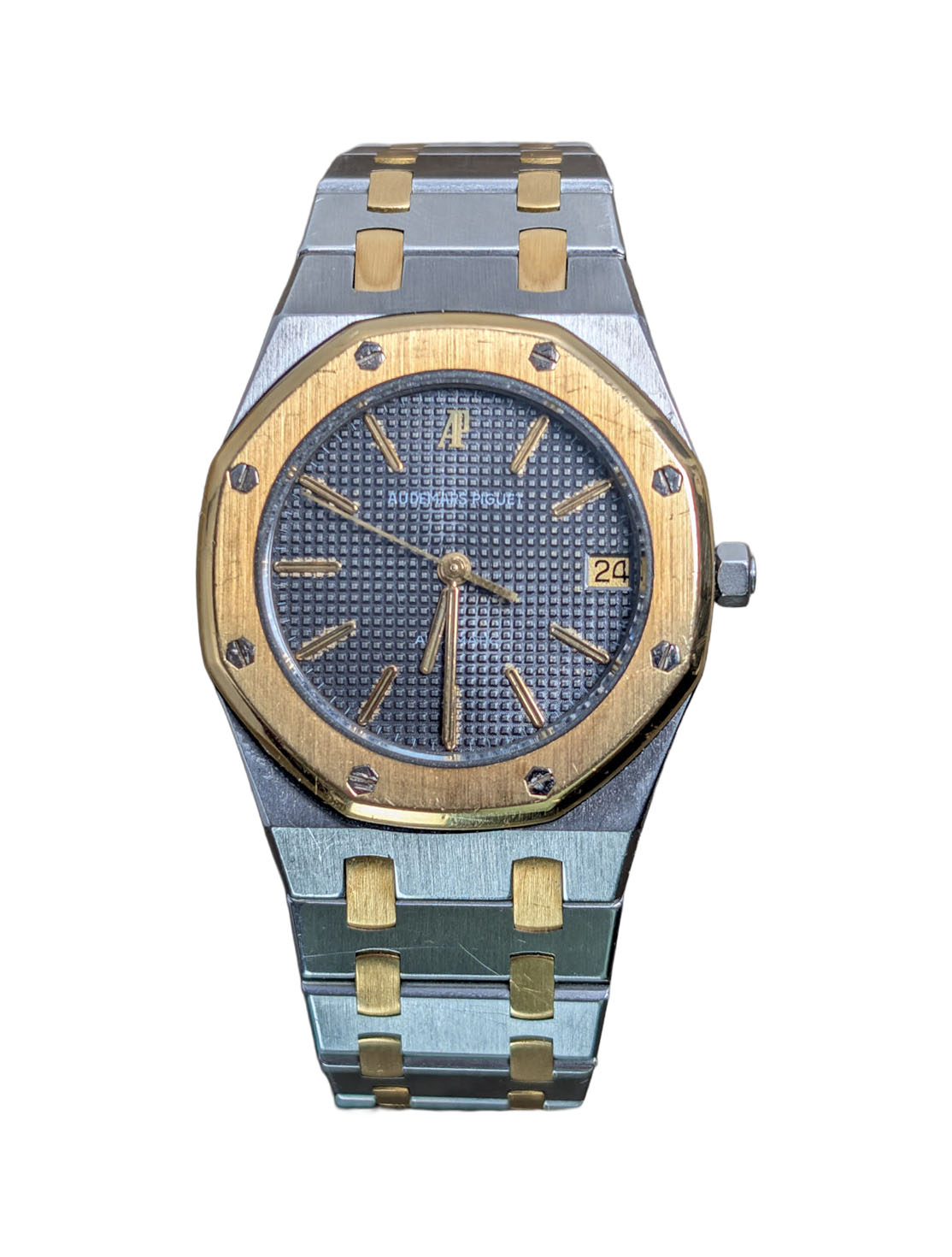 Audemars Piguet Royal Oak 4100SA Two-Tone Tropical Dial Automatic Watch 36mm