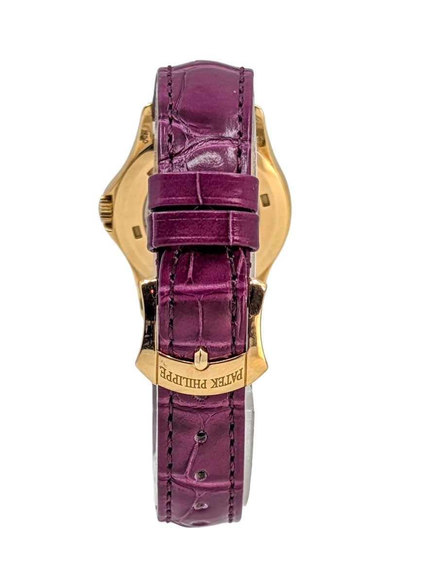 Patek Philippe Calatrava Mini 4905J 18K Yellow Gold 28mm Watch 2 Straps