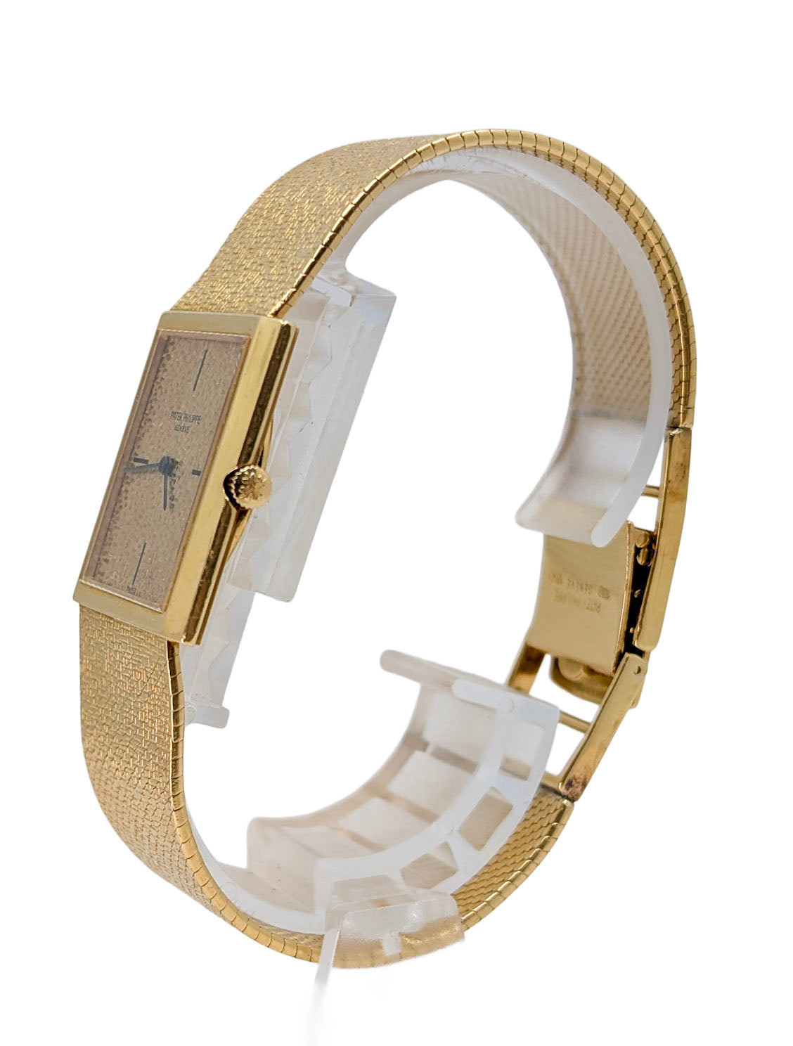 Patek Philippe 3491/3J-200 Yellow Gold Bracelet Watch with Box and Service Papers