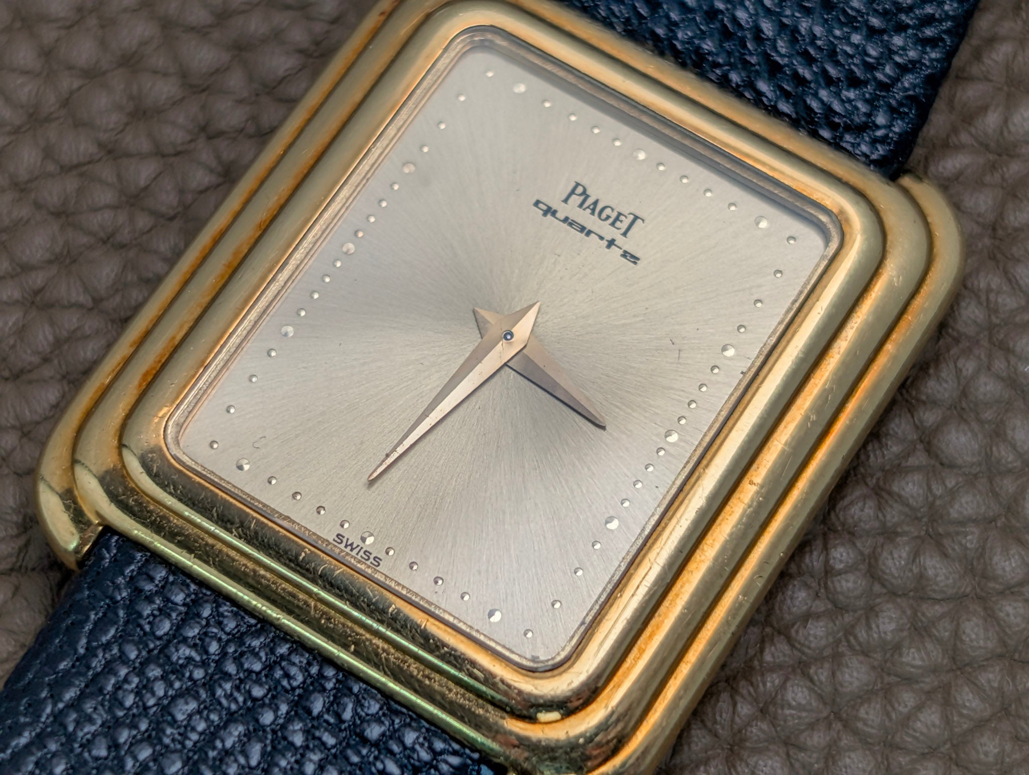 Piaget Protocole 74101 18K Yellow Gold Champagne Dial