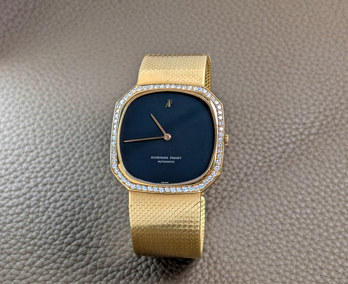 Audemars Piguet Octagonal 5471 Rare Yellow Gold Diamond Set