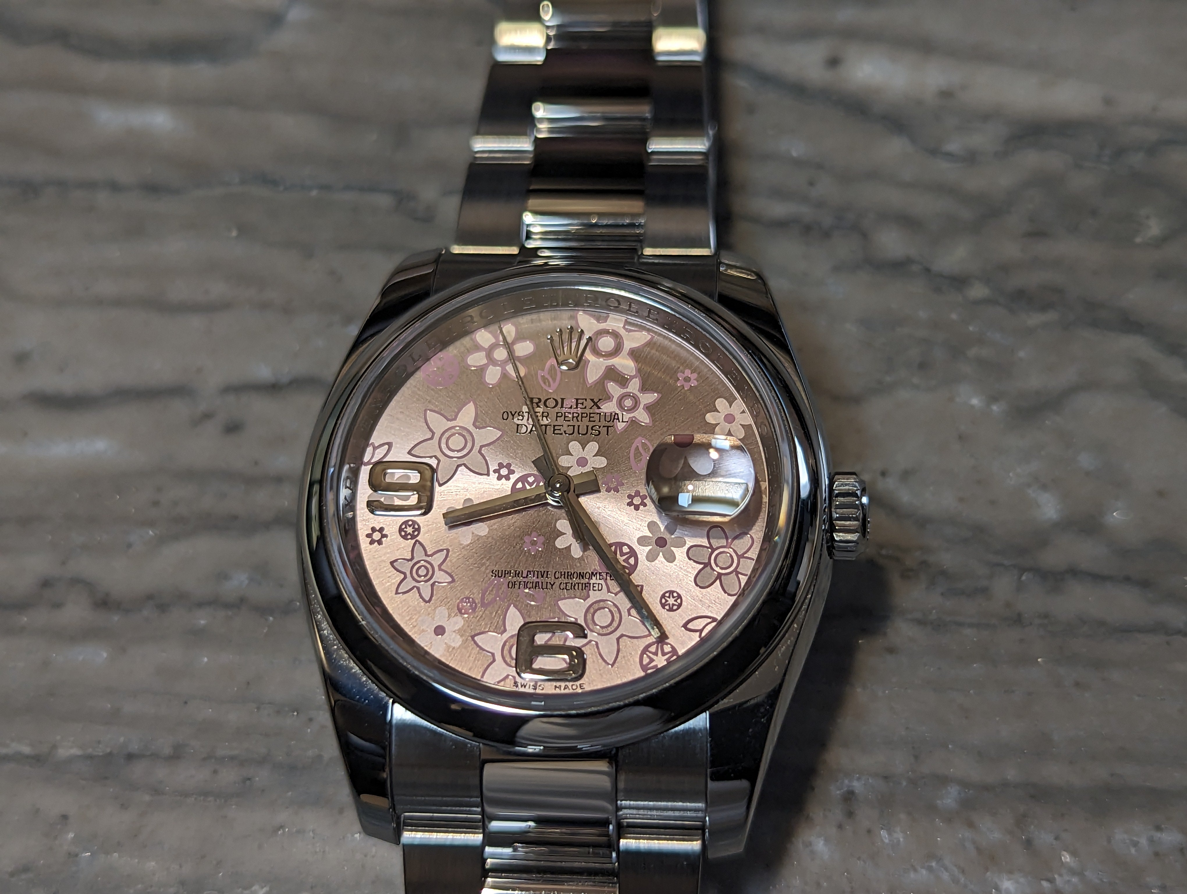 Rolex Datejust 36 Floral Dial