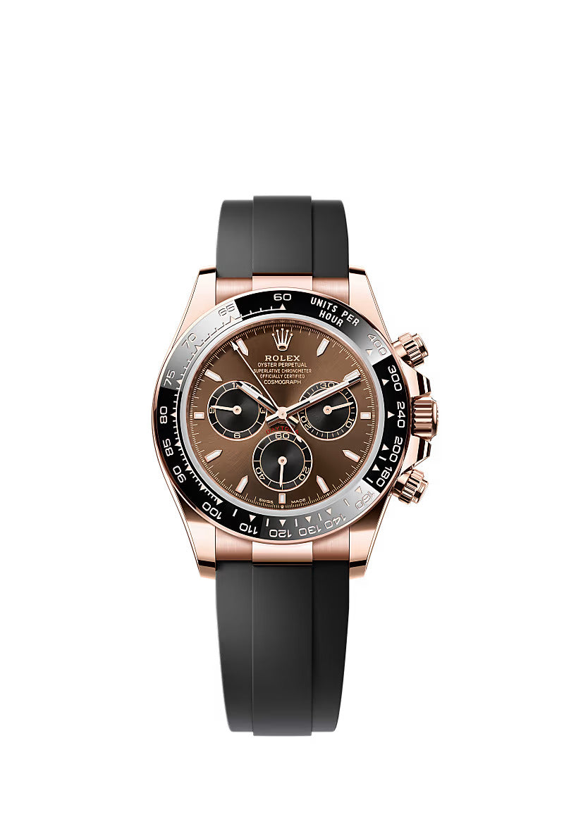 Rolex Daytona 126515LN 2025 Everose Gold Chocolate Dial Oysterflex Unworn Full Set