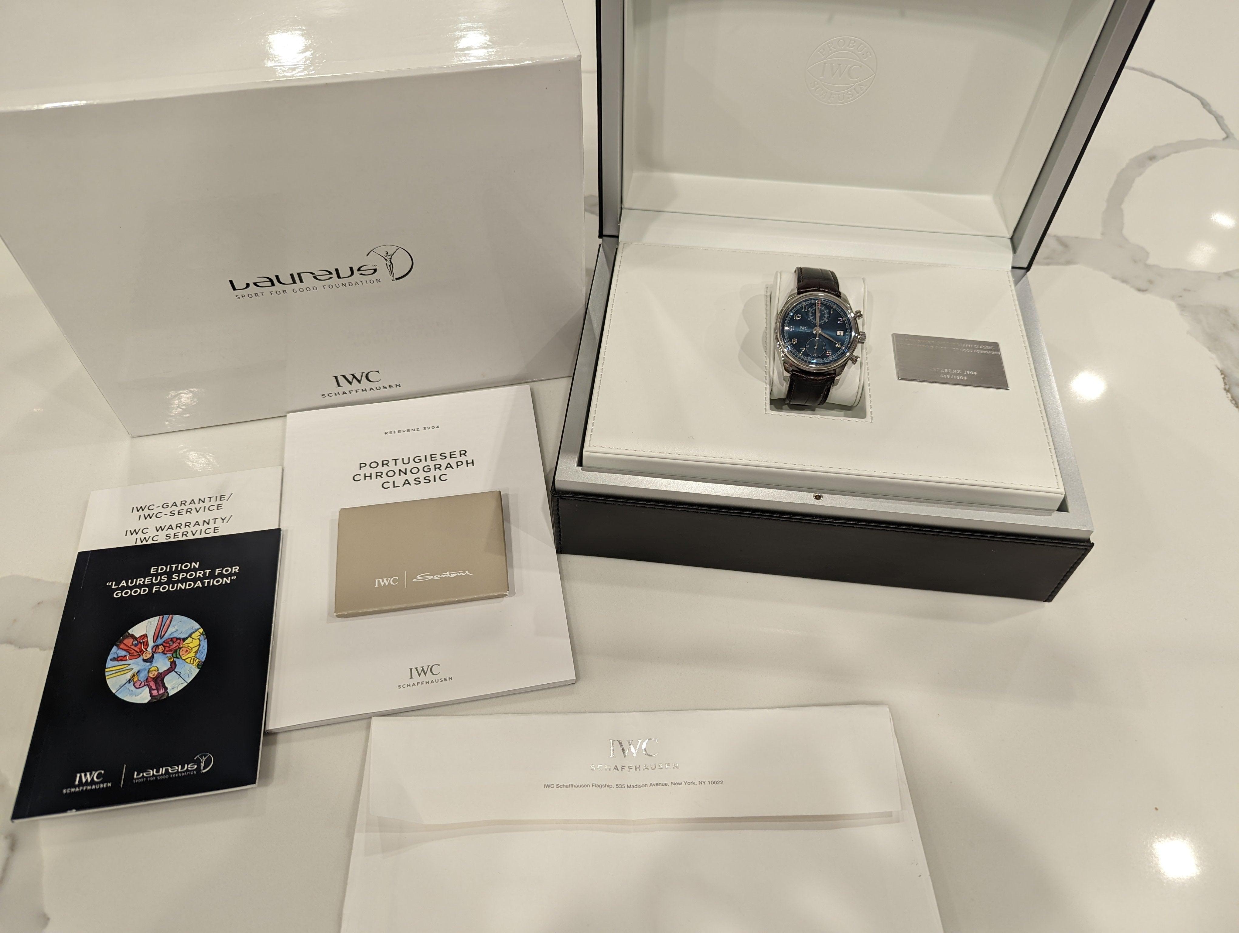 IWC Classic Laureus Portuguese Limited Edition - Watch Them Tick