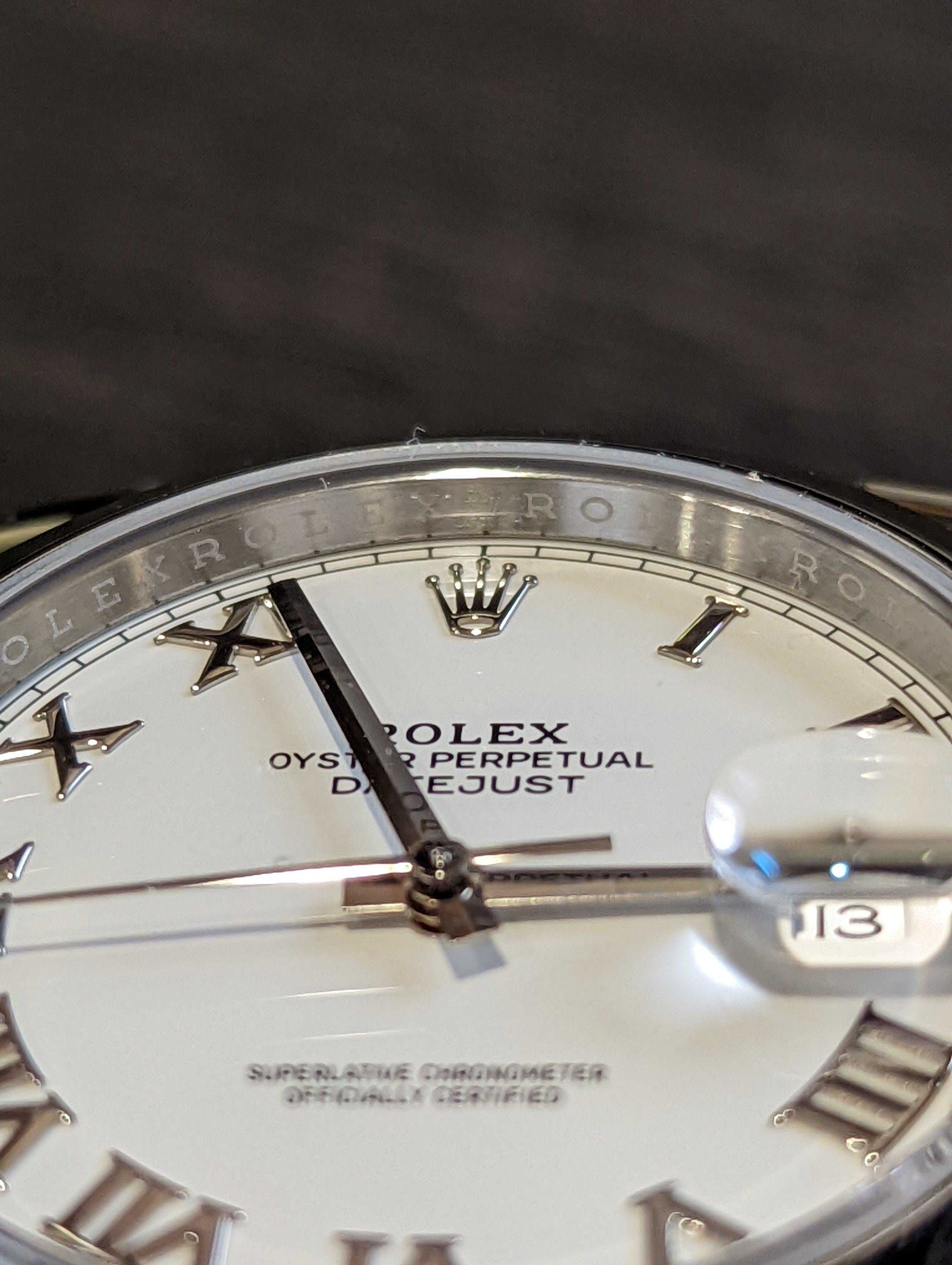 Rolex Datejust White Dial Roman 41 - Watch Them Tick