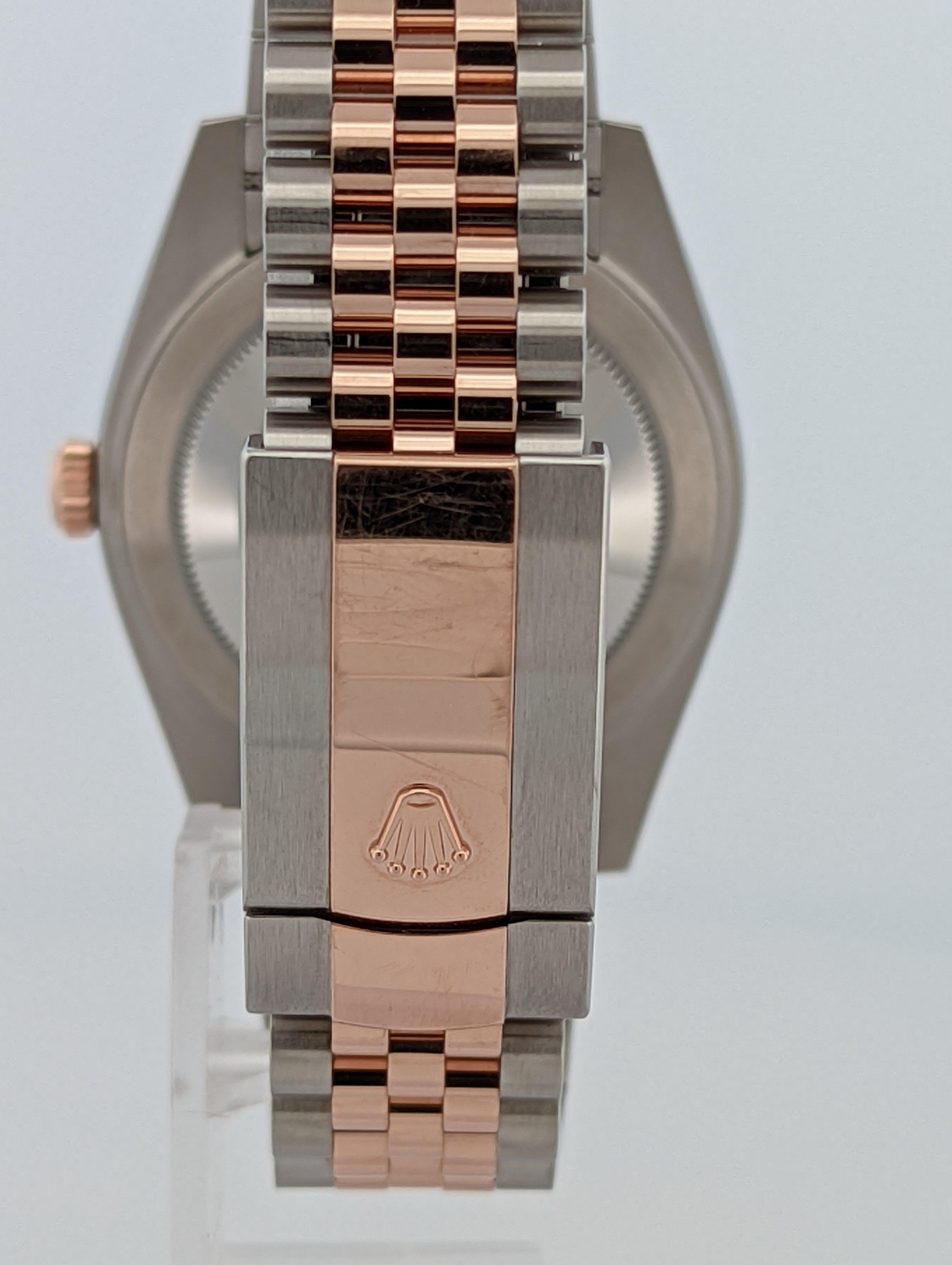 Rolex Datejust II 41 Rose Gold Sun Dust Dial - Watch Them Tick