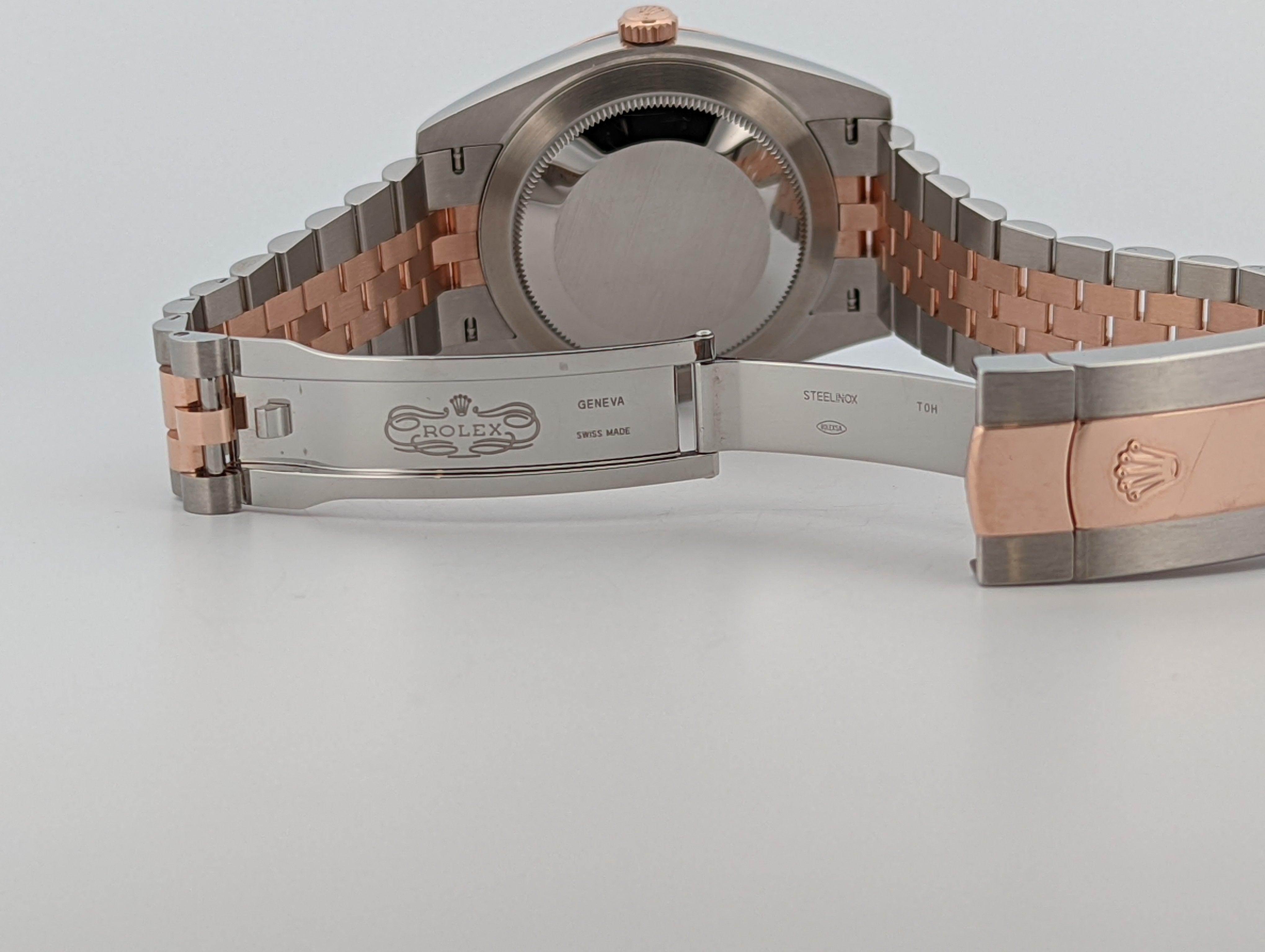 Rolex Datejust II 41 Rose Gold Sun Dust Dial - Watch Them Tick