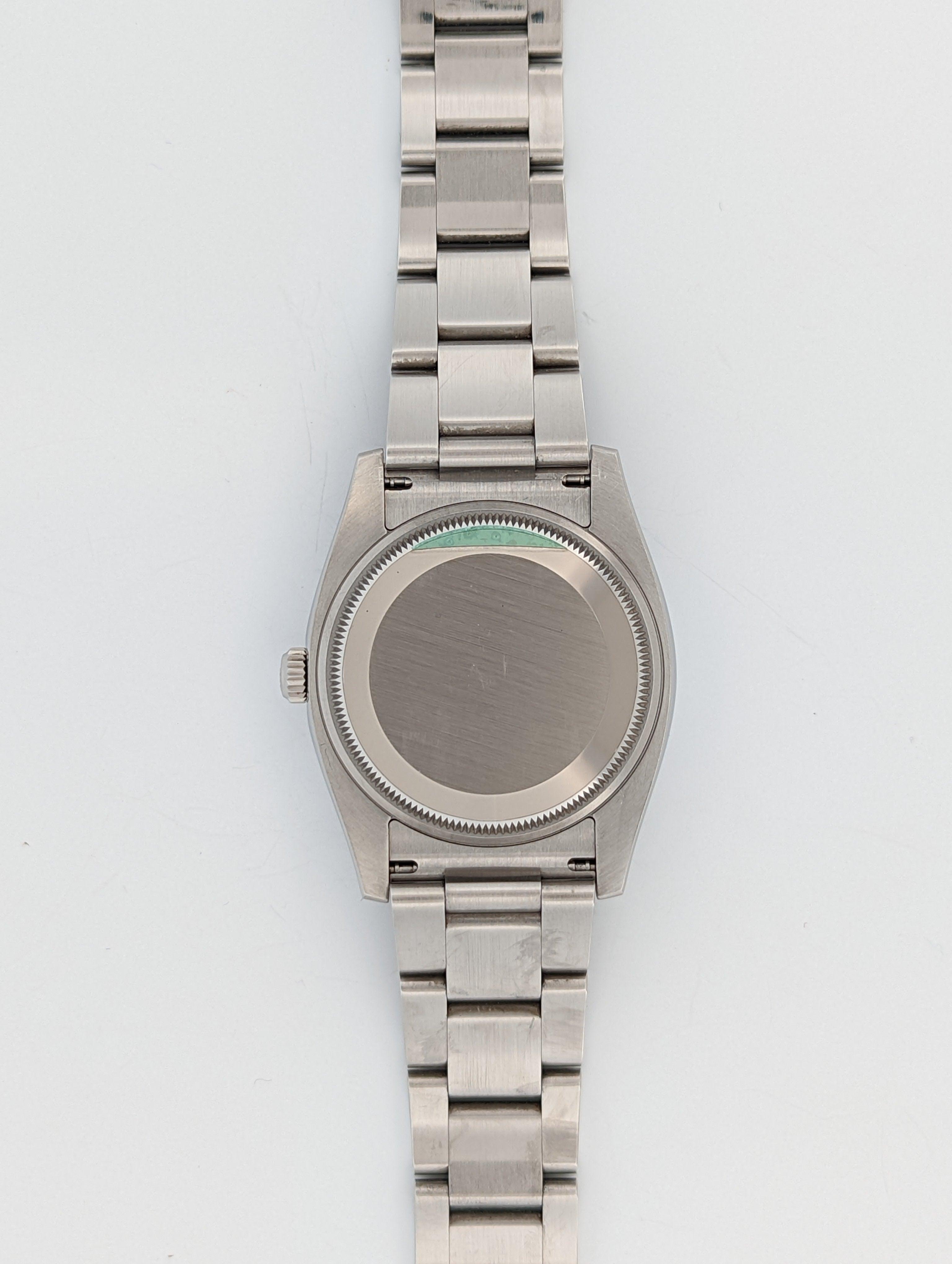 Rolex Oyster Perpetual Blue dial 34mm - Watch Them Tick