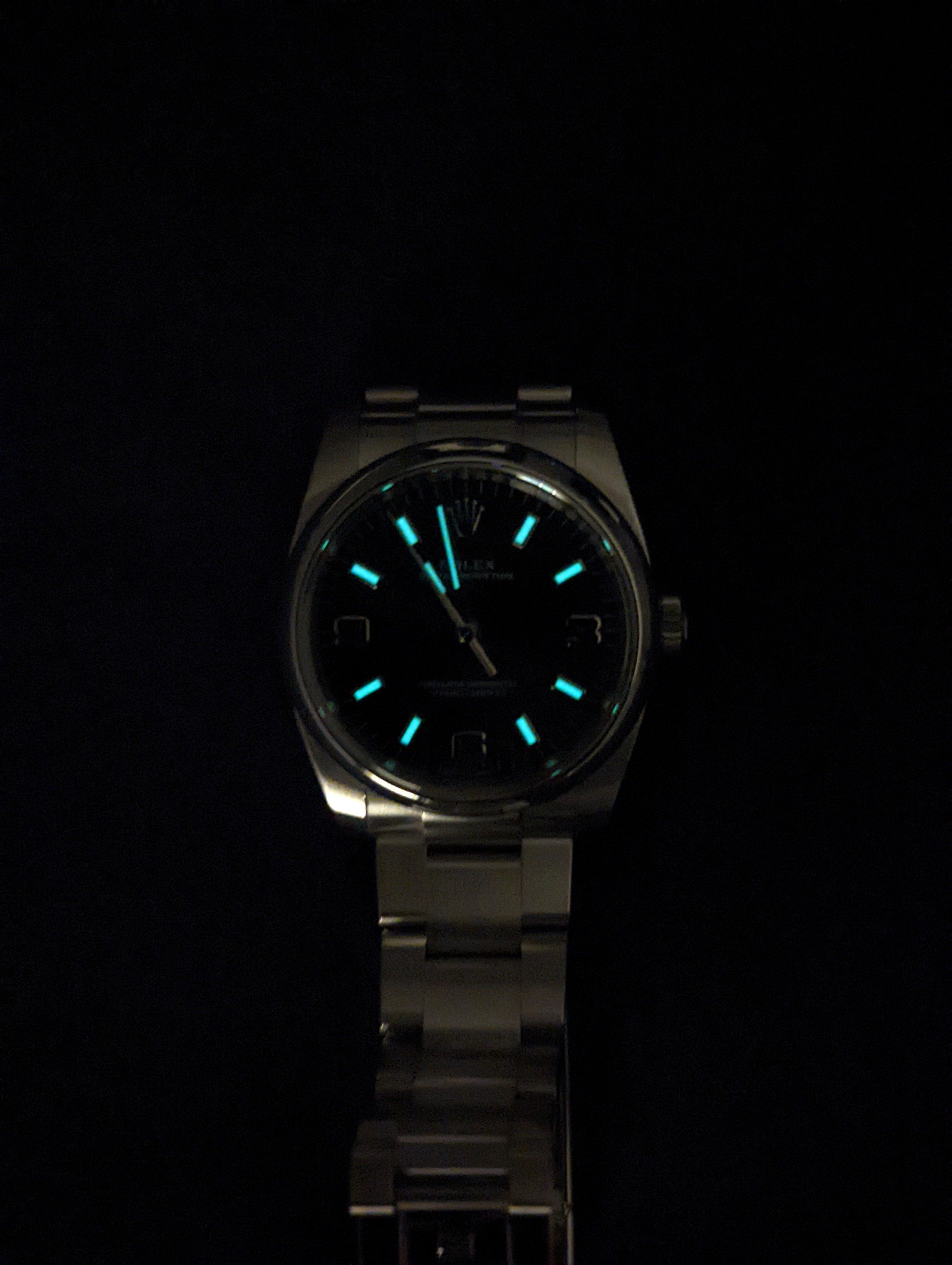 Rolex Oyster Perpetual Blue dial 34mm - Watch Them Tick