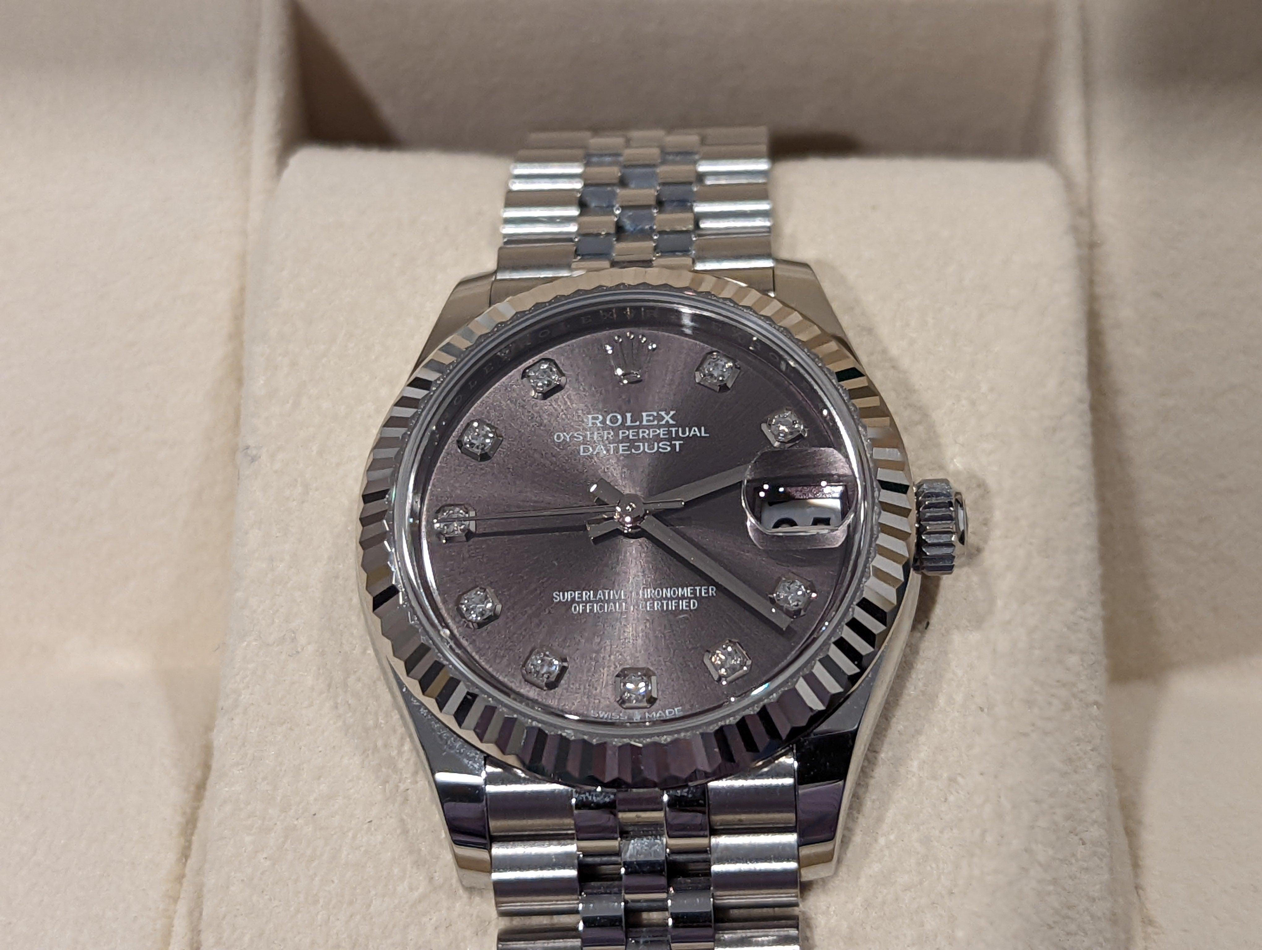 Rolex Datejust 31mm Jubilee Grey - Watch Them Tick