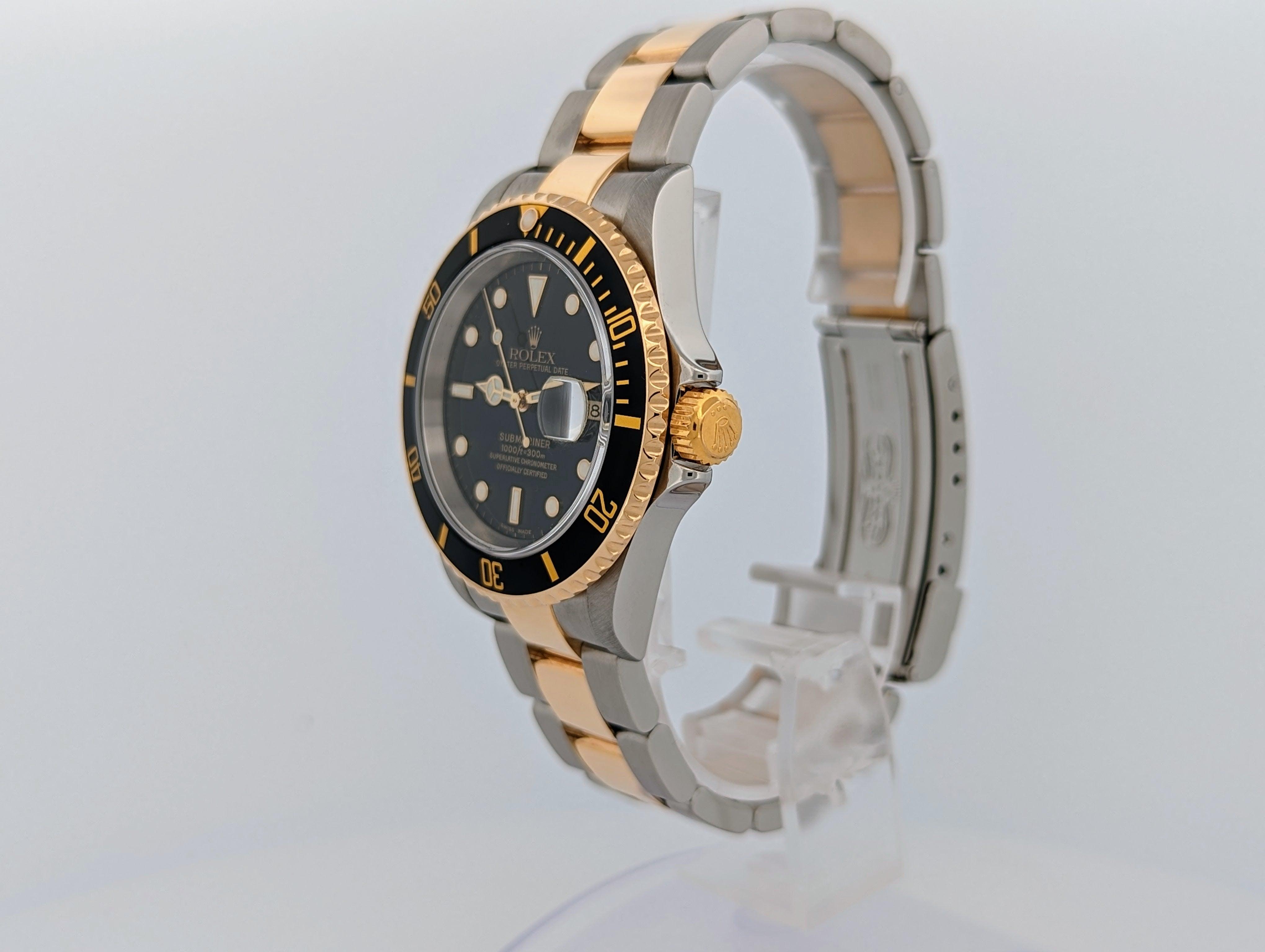 Rolex Submariner Two Tone Black Dial - Watch Them Tick