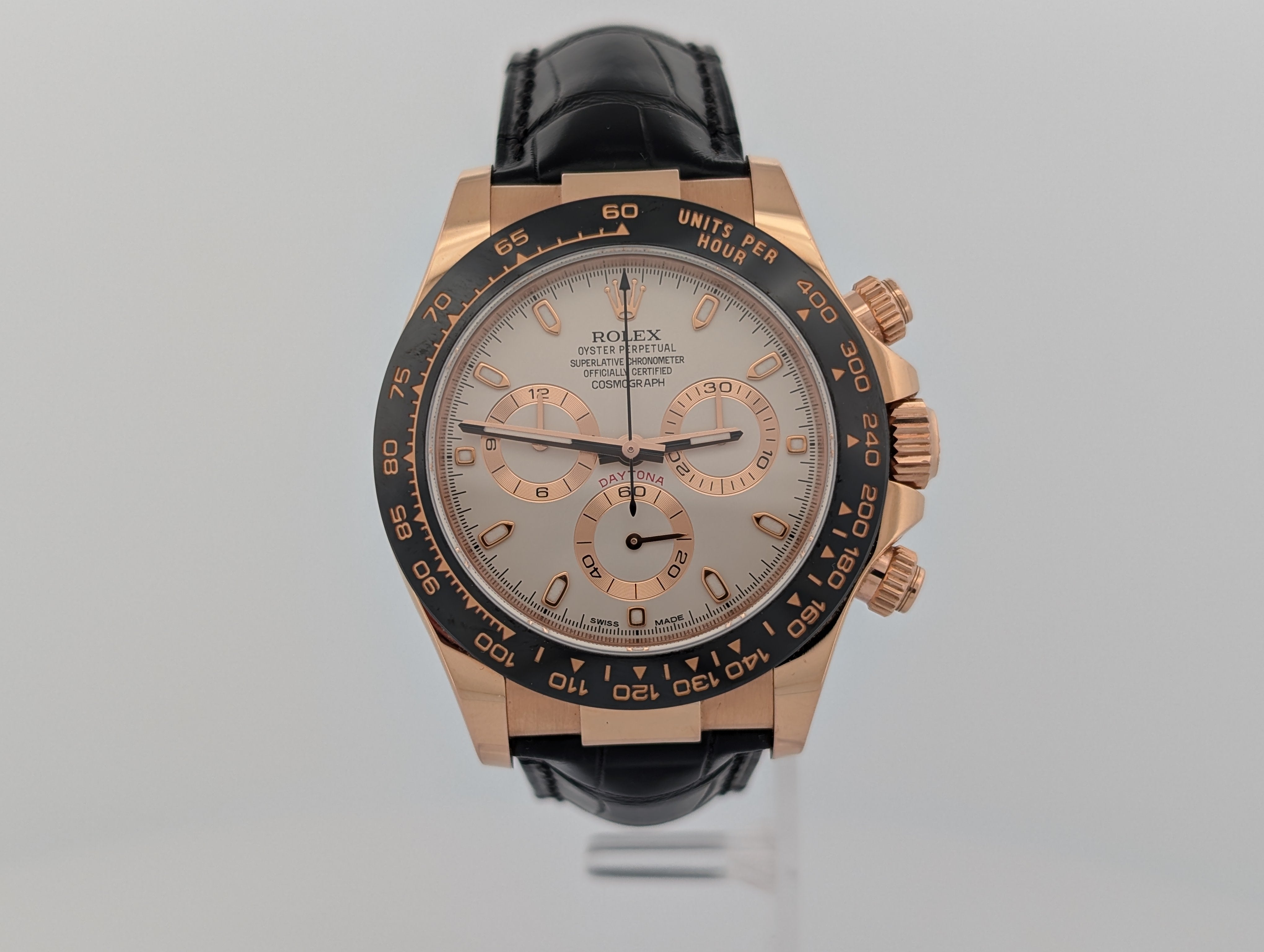 Rolex Daytona Rose Gold Full Set Ivory Dial 116515LN