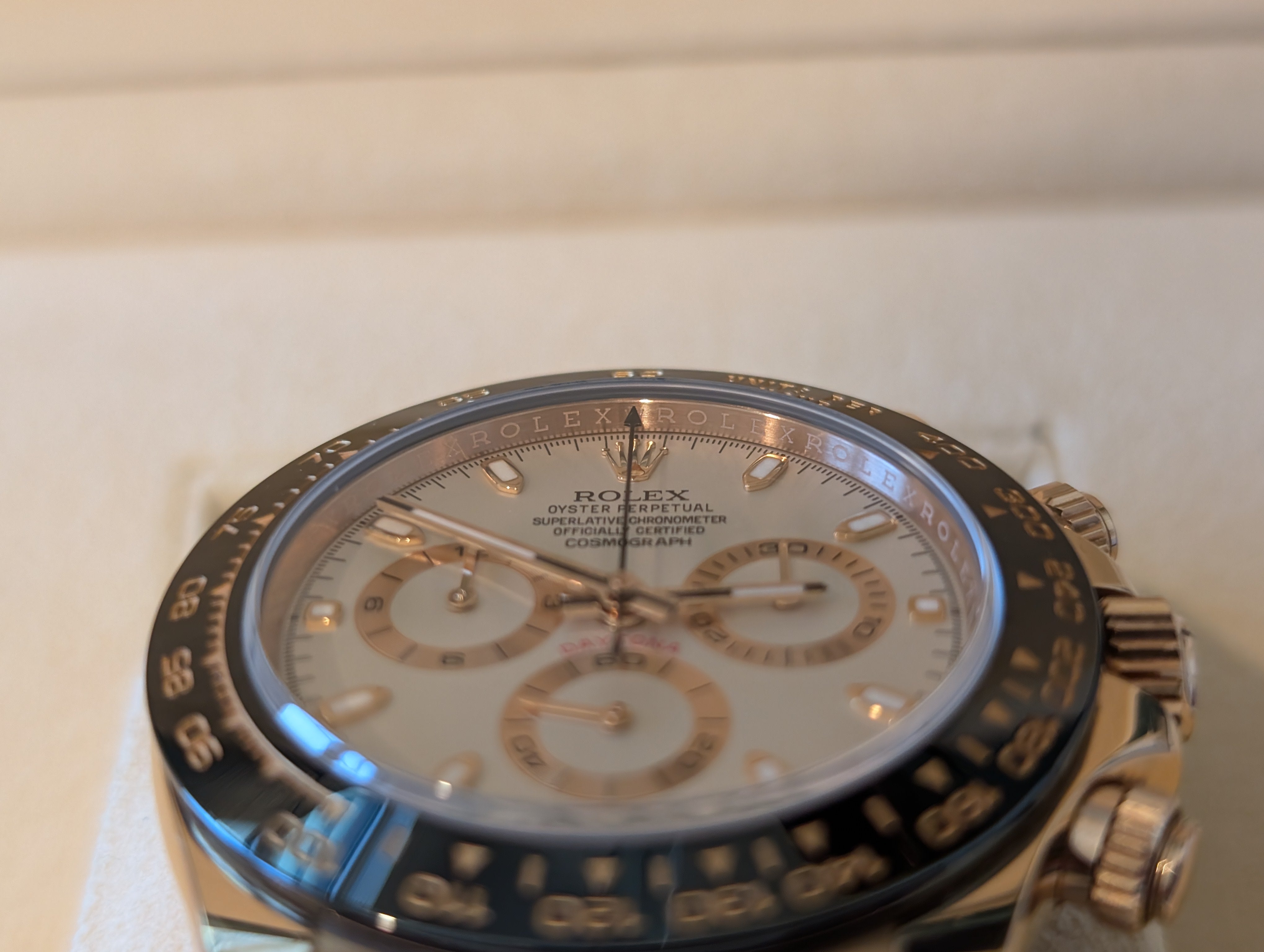 Rolex Daytona Rose Gold Full Set Ivory Dial 116515LN