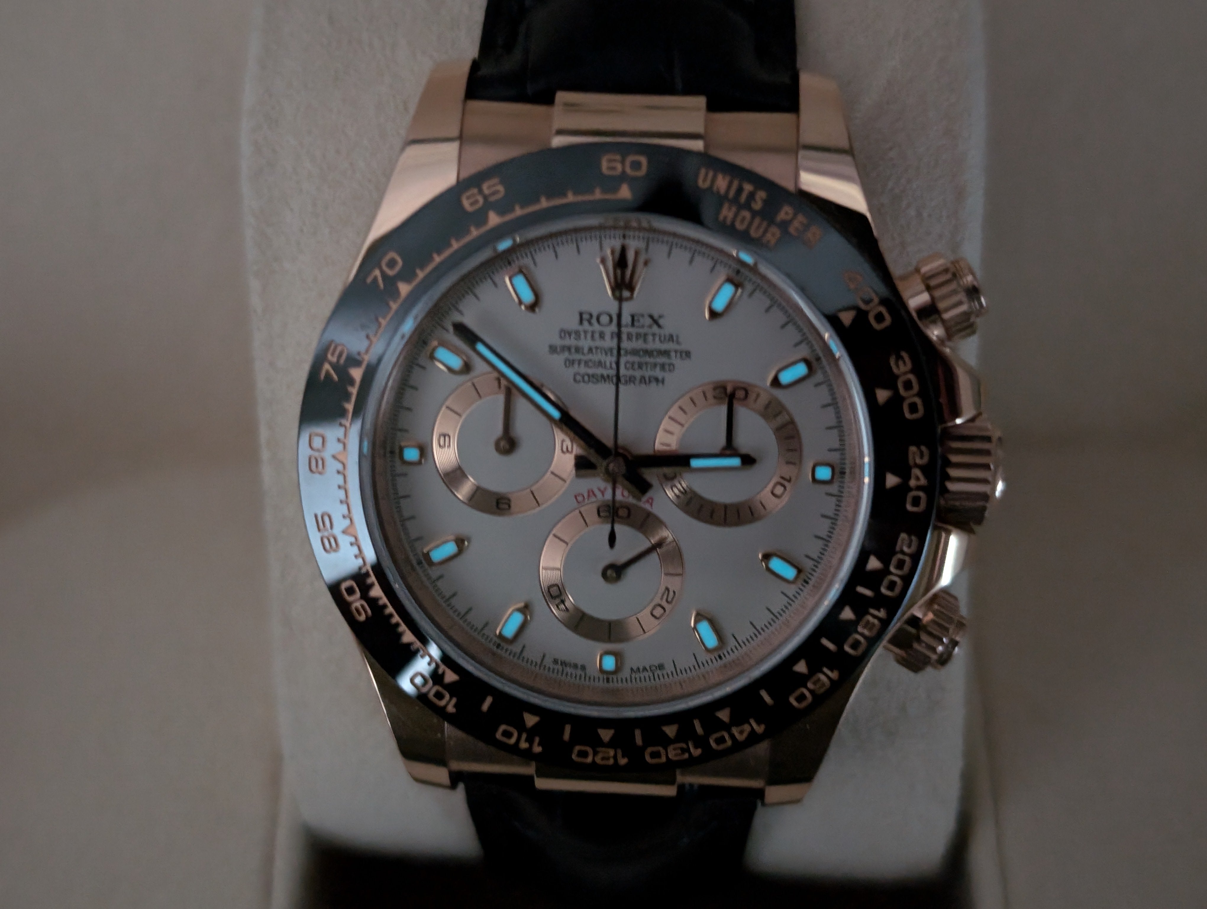 Rolex Daytona Rose Gold Full Set Ivory Dial 116515LN