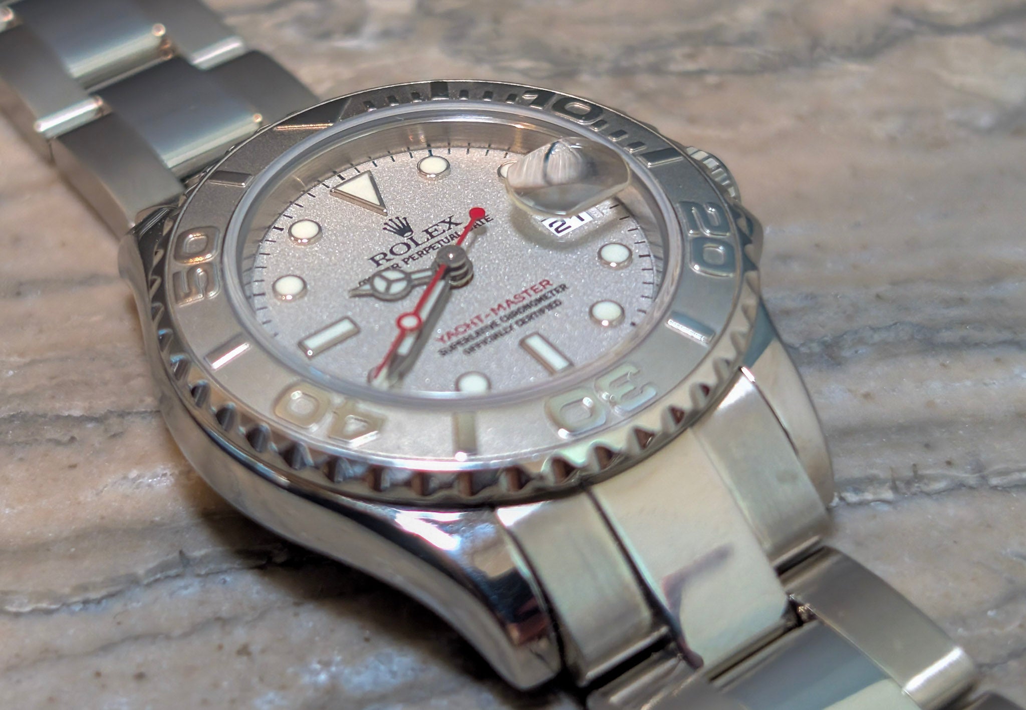 Rolex Yacht-Master 169622 platinum bezel