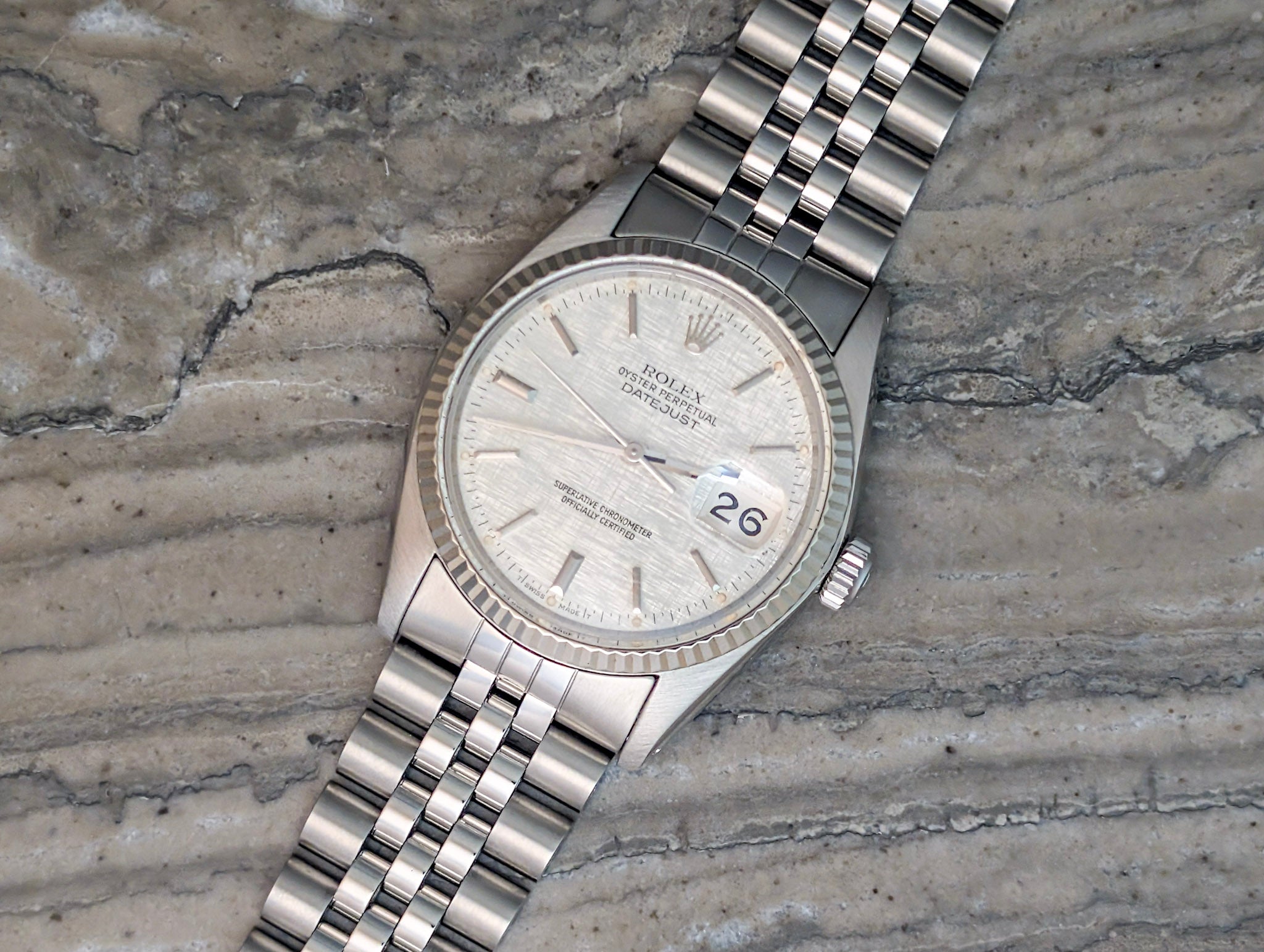 Rolex Datejust 36 Linen Dial