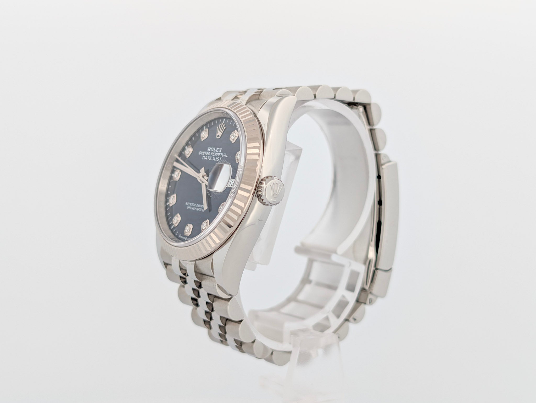 Rolex Datejust 126234 Blue Motif Diamond Dial Unworn 2024