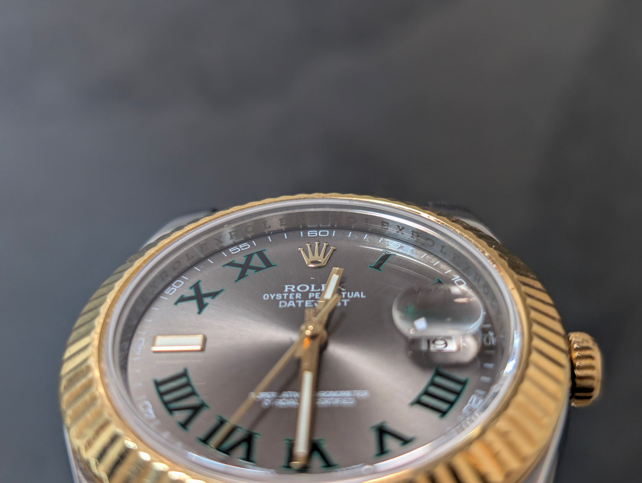 Rolex Datejust Two Tone Wimbledon 116333 Watch Recently serviced