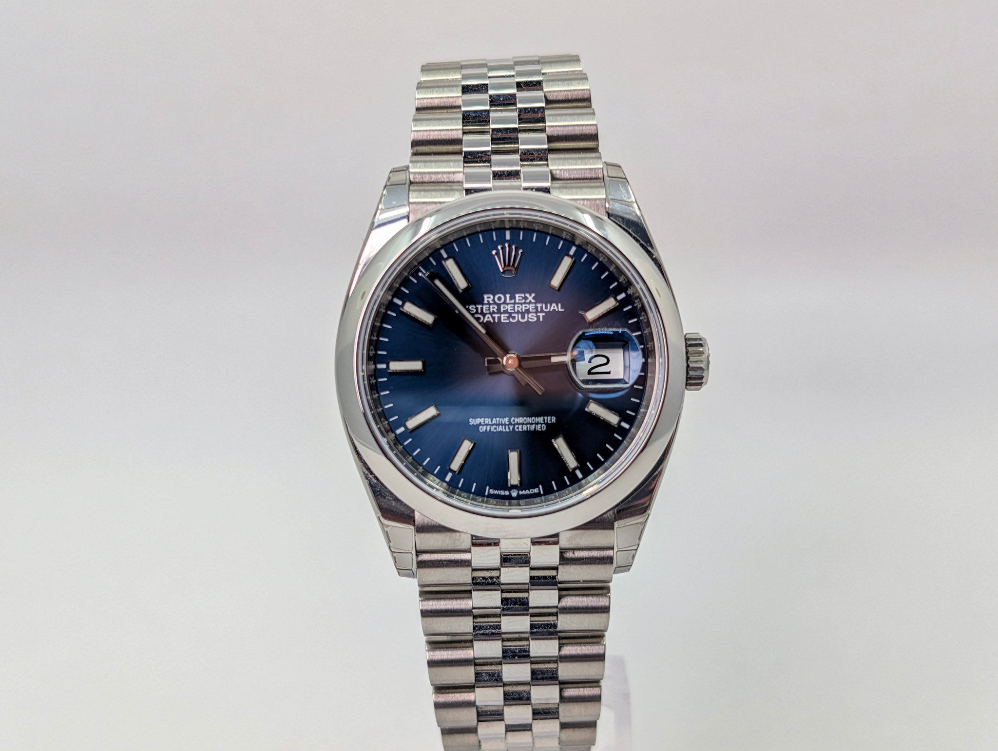 Rolex Datejust 126200 Jubilee Full Set Box Papers with Stickers
