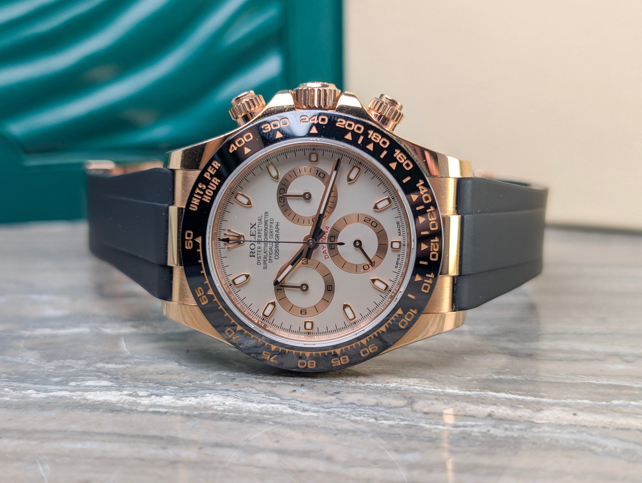 Rolex Daytona Rose Gold Full Set Ivory Dial 116515LN